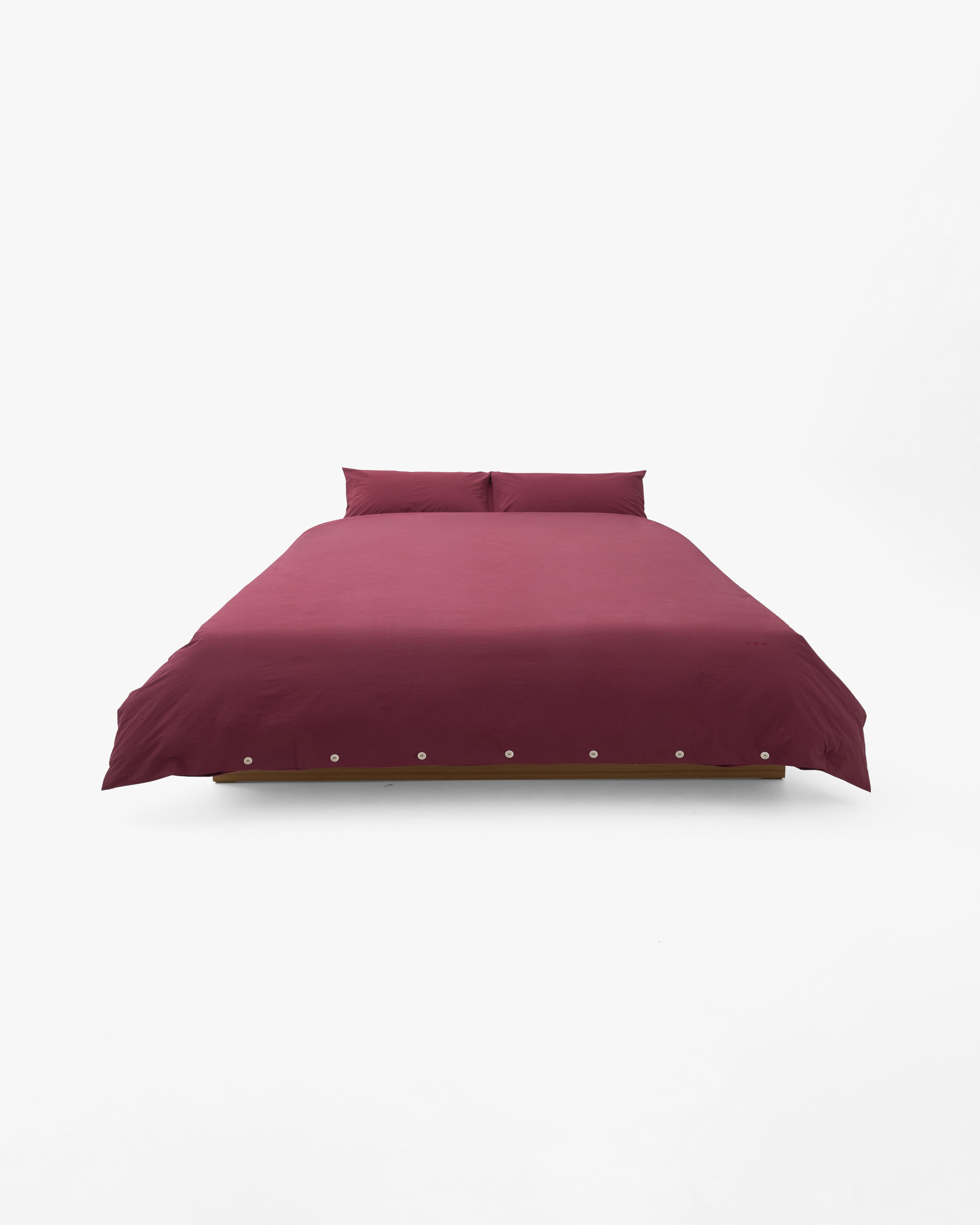 DUVET COVER - MERLOT / 2 SIZES