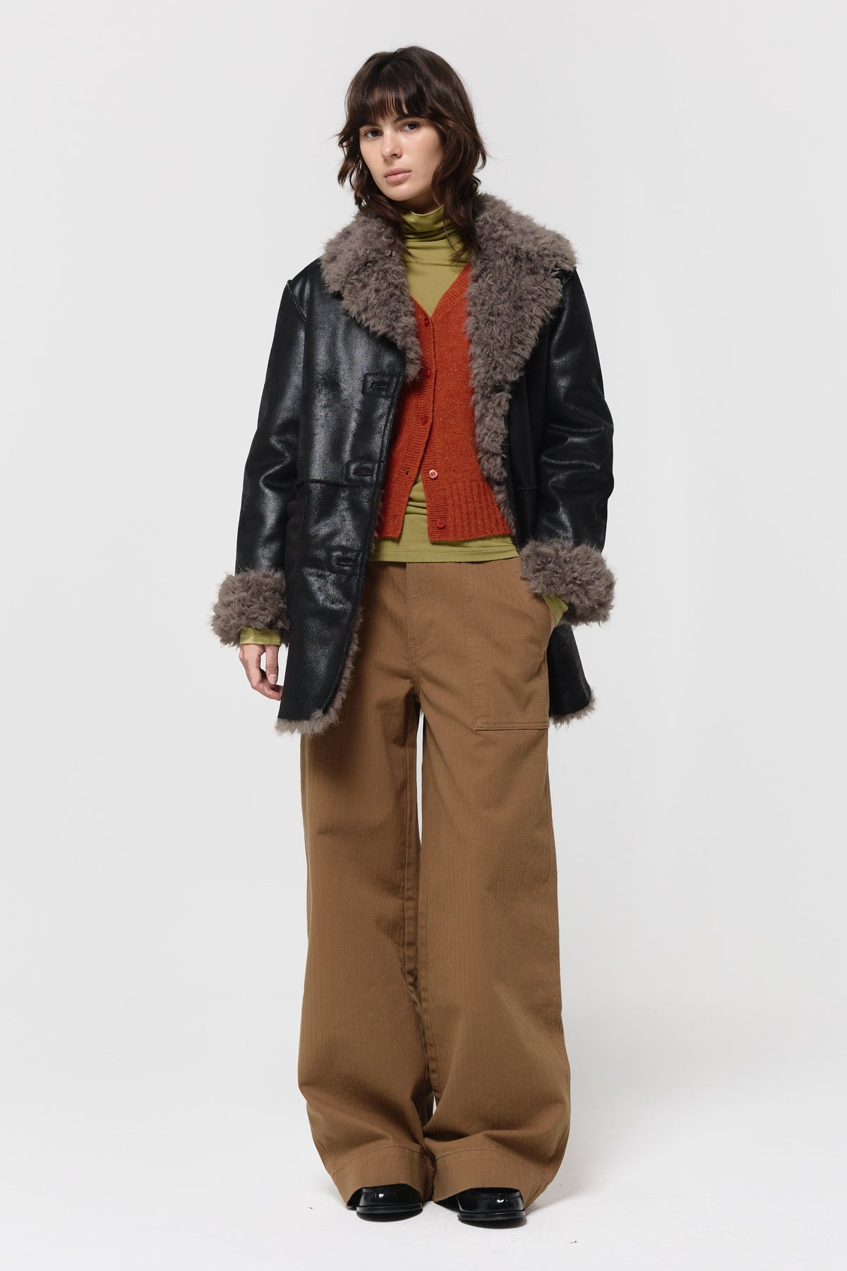 26FW REVERSIBLE SHEARLING JACKET