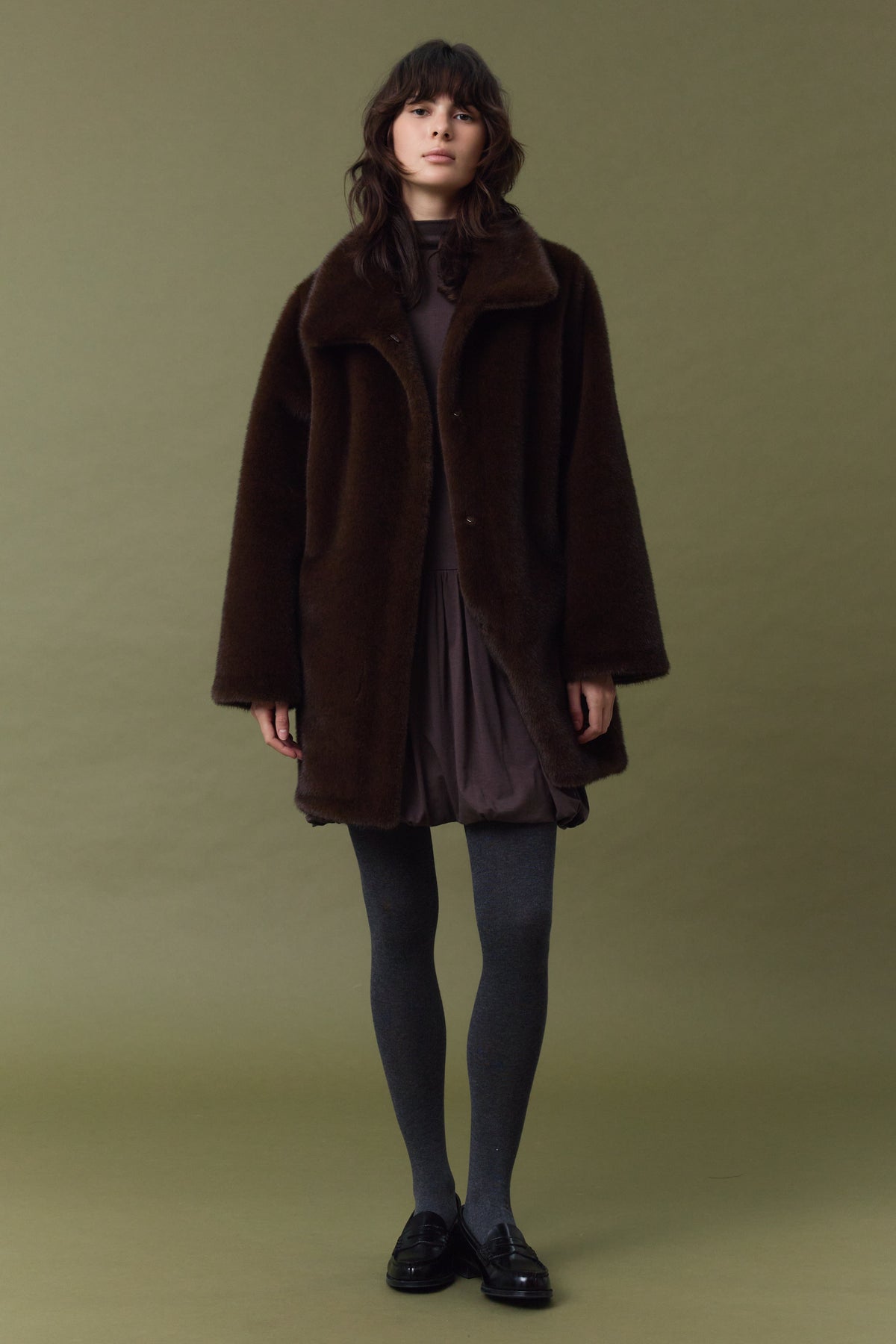 26FW CARRY FUR COAT