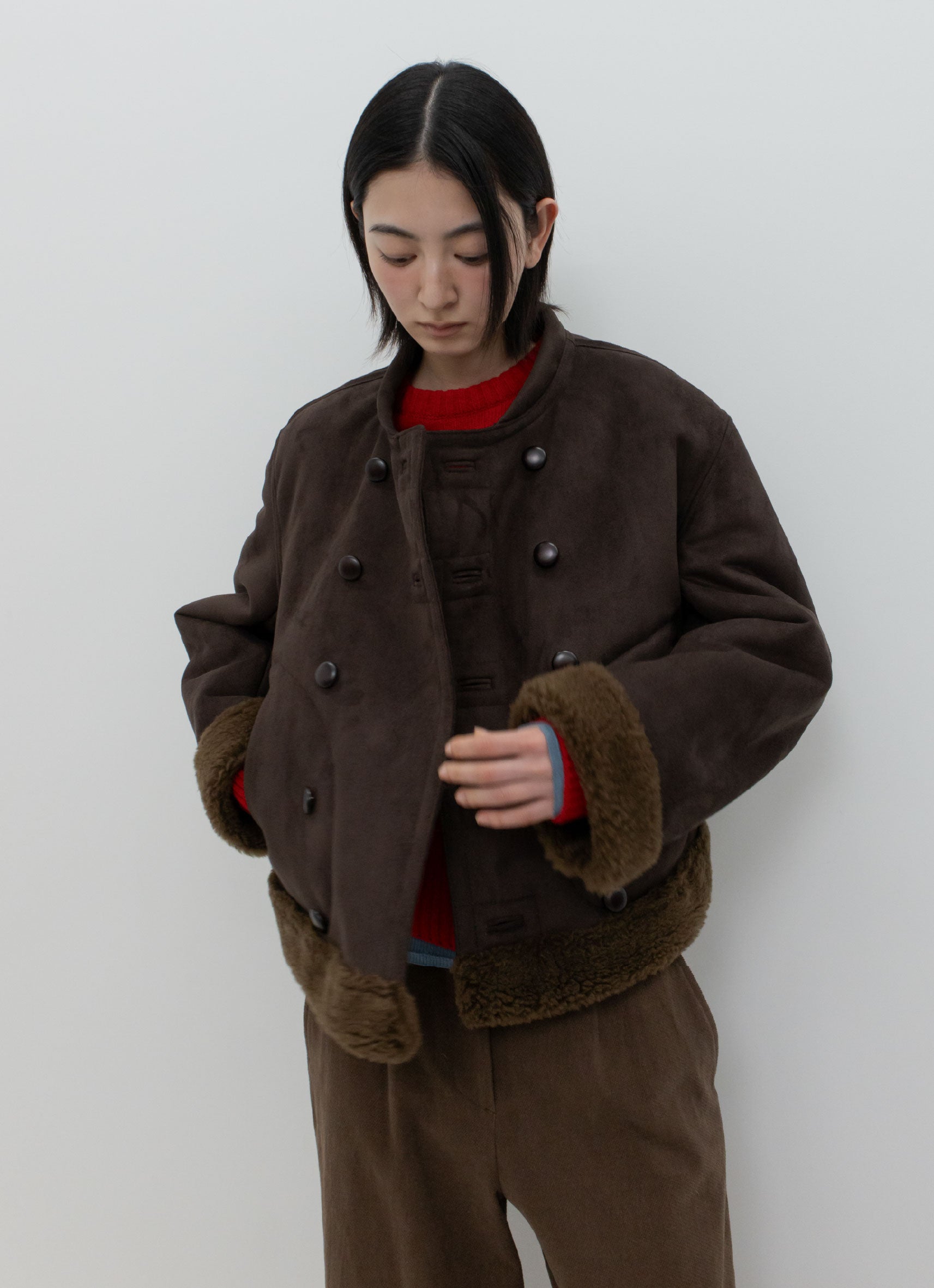 DOUBLE-BUTTON SHORT MUSTANG