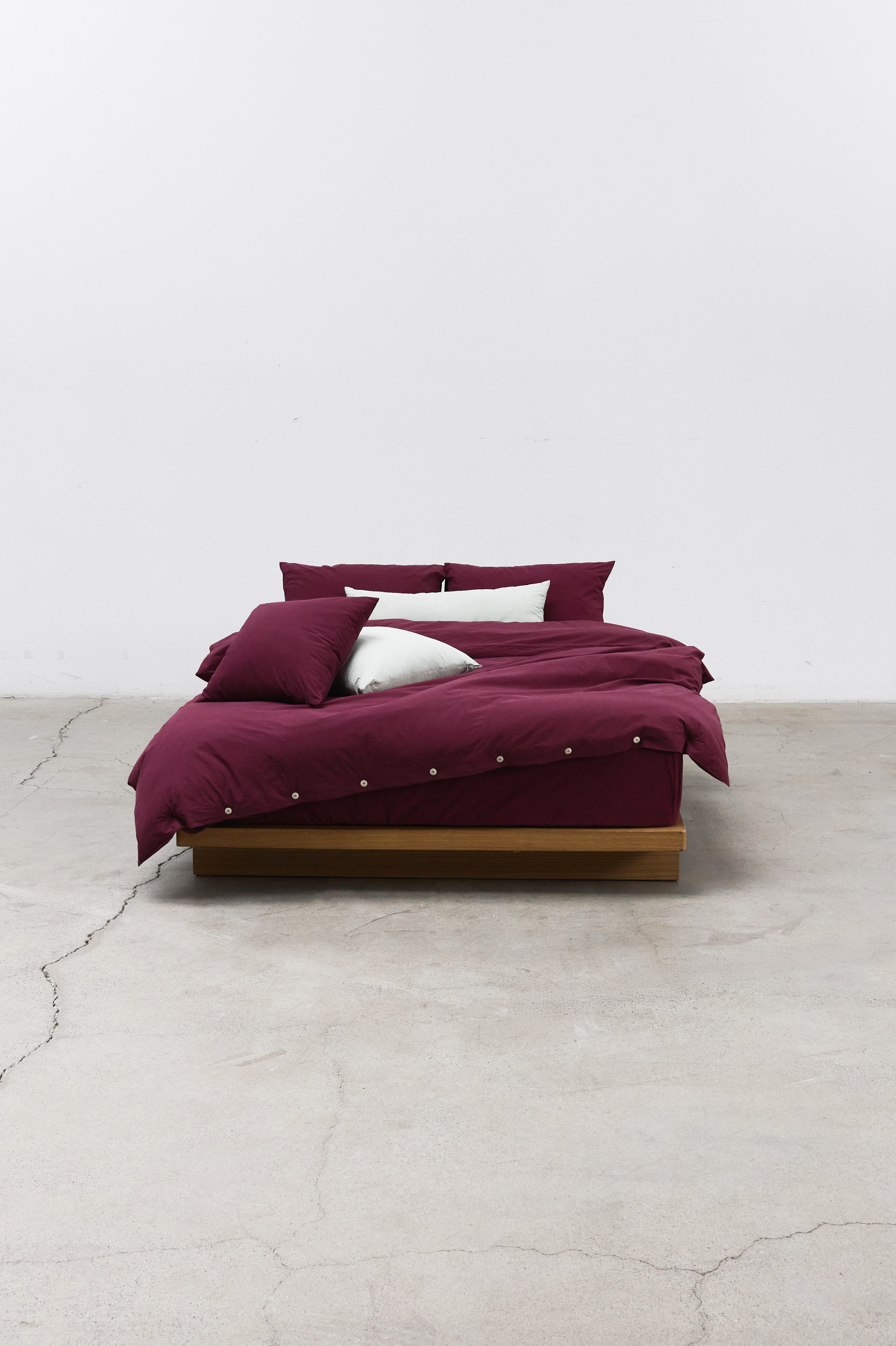 DUVET COVER - MERLOT / 2 SIZES
