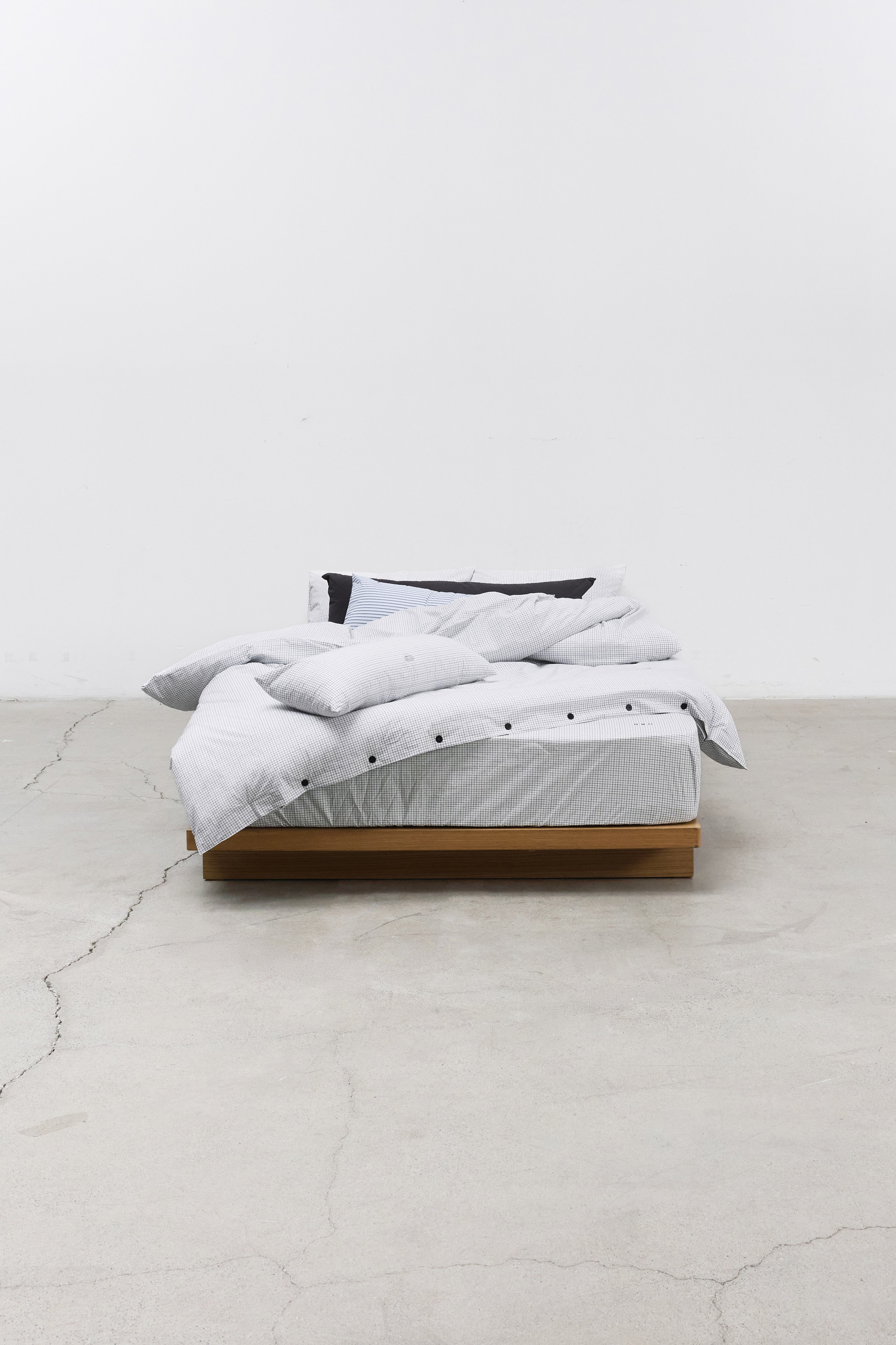 DUVET COVER - CHECK GRID / 2 SIZES