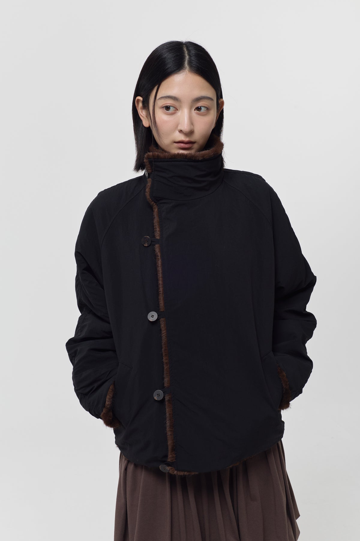 26FW REVERSIBLE FUR JUMPER