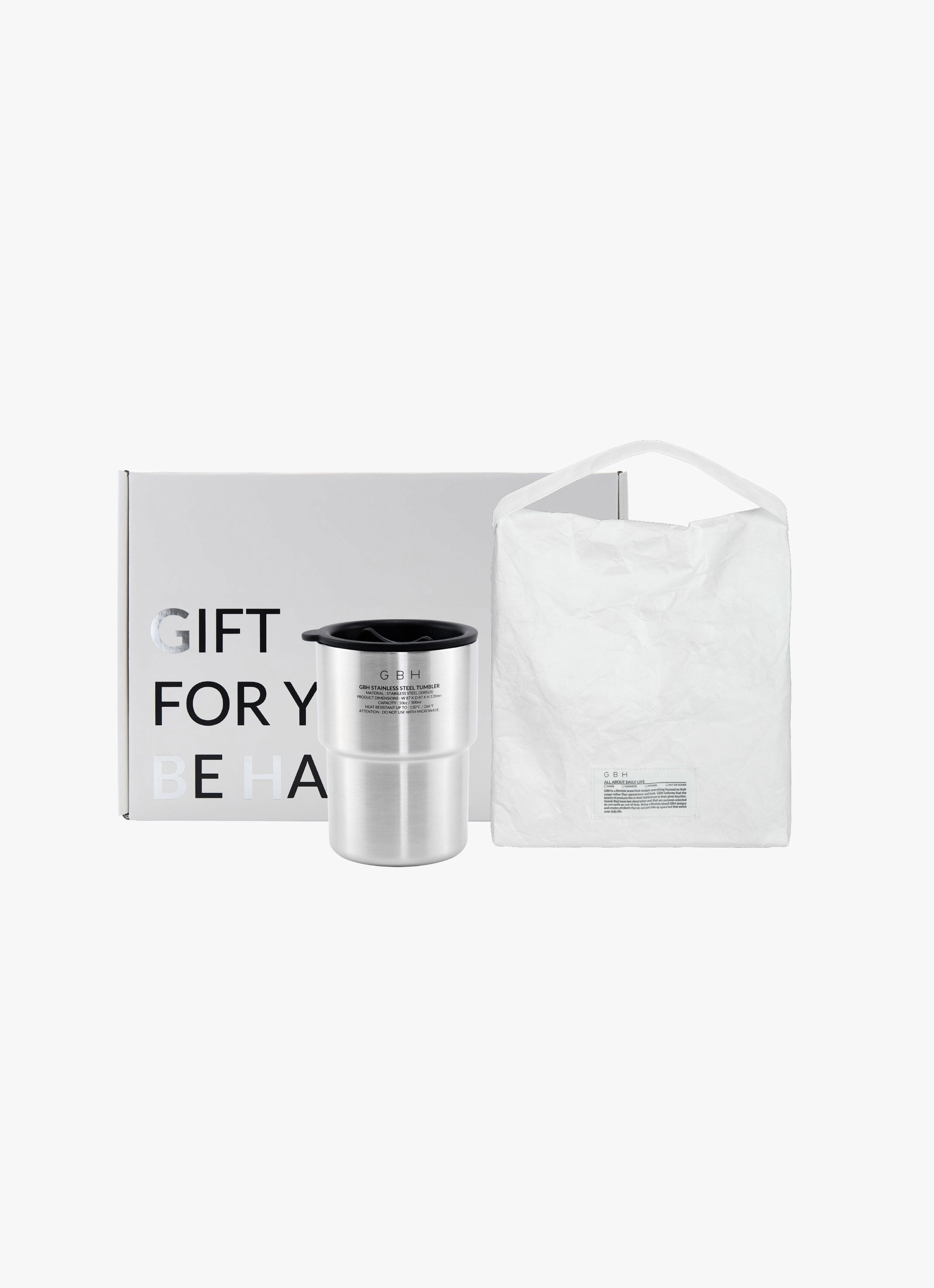 STAINLESS STEEL TUMBLER & POUCH