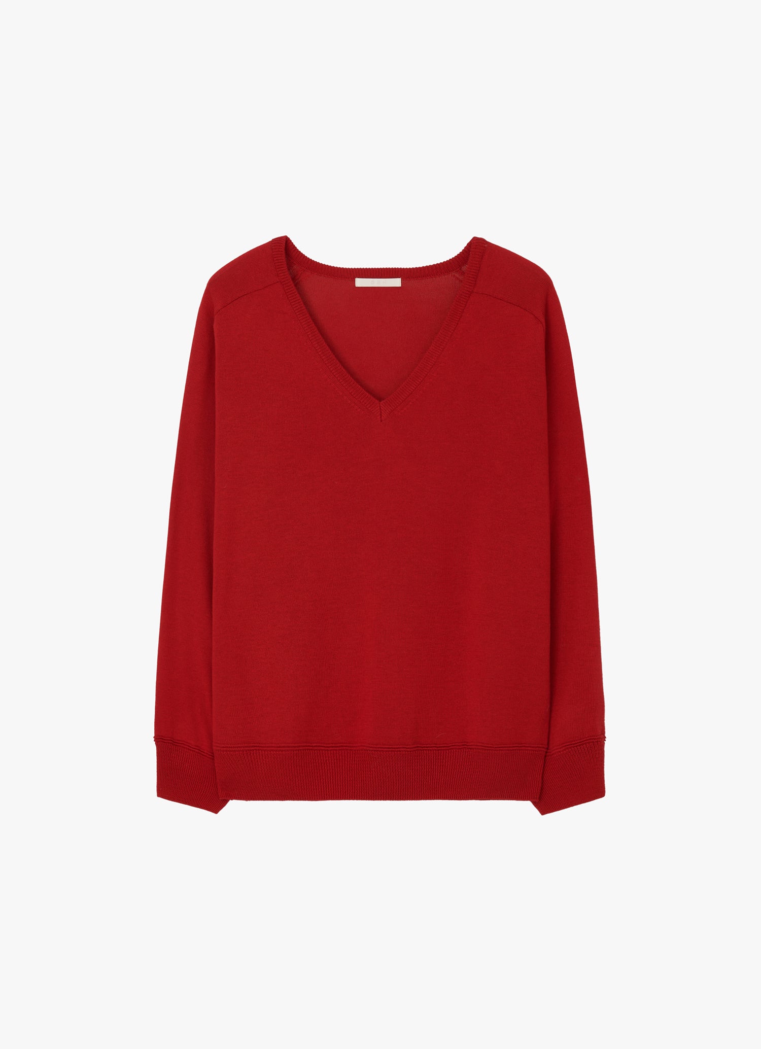 LOOSE V-NECK KNIT