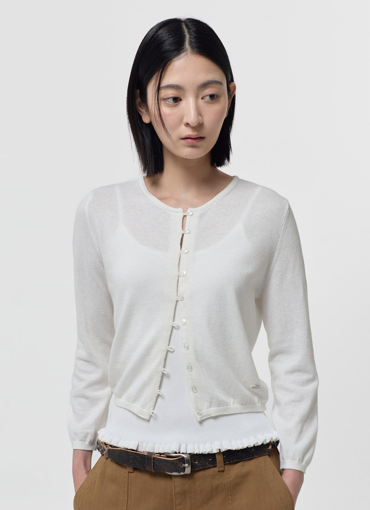 CASHMERE PETITE CARDIGAN｜カシミヤカーディガン｜GBH Japan