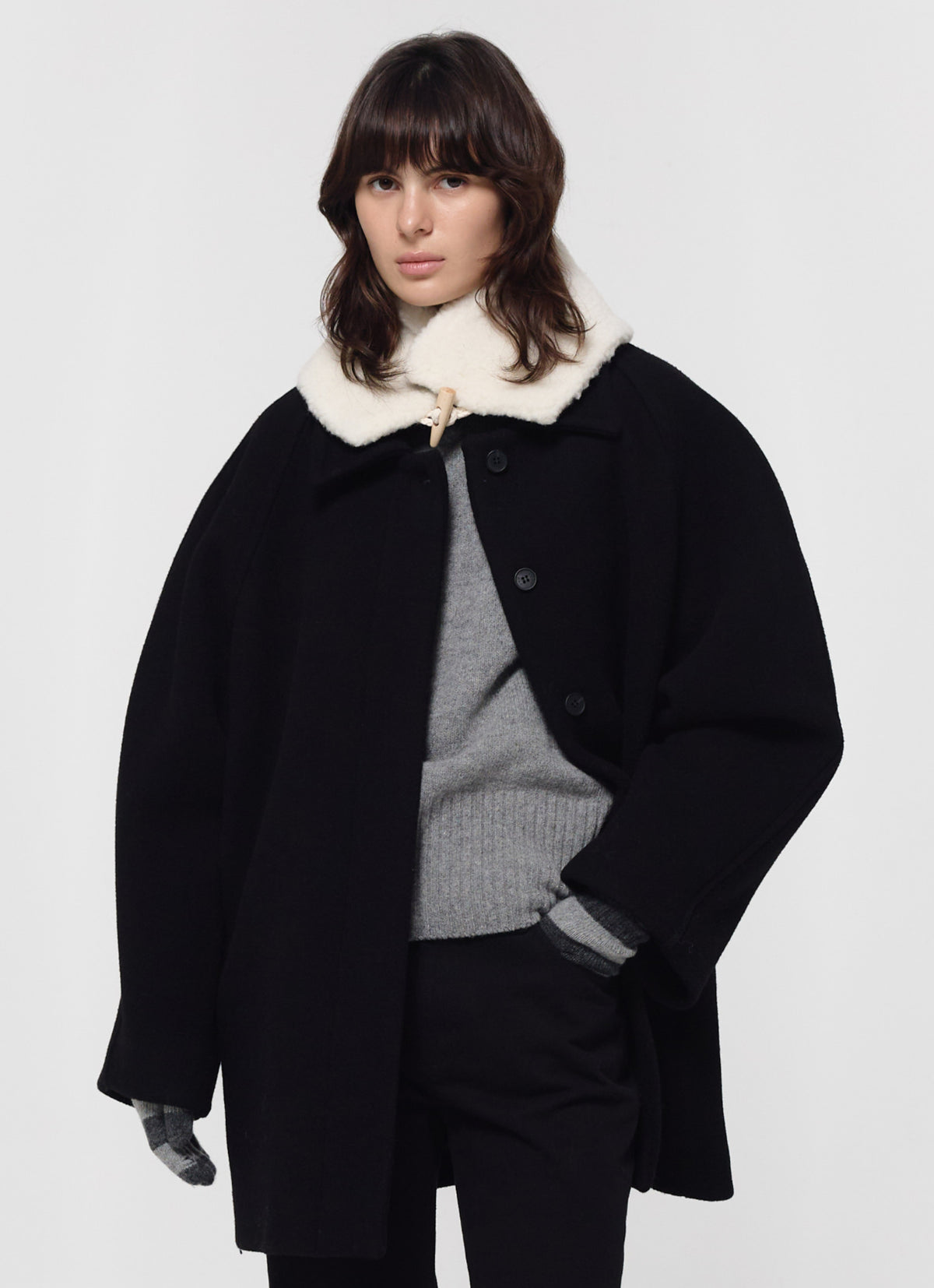 26FW TOGGLE MUFFLER COAT