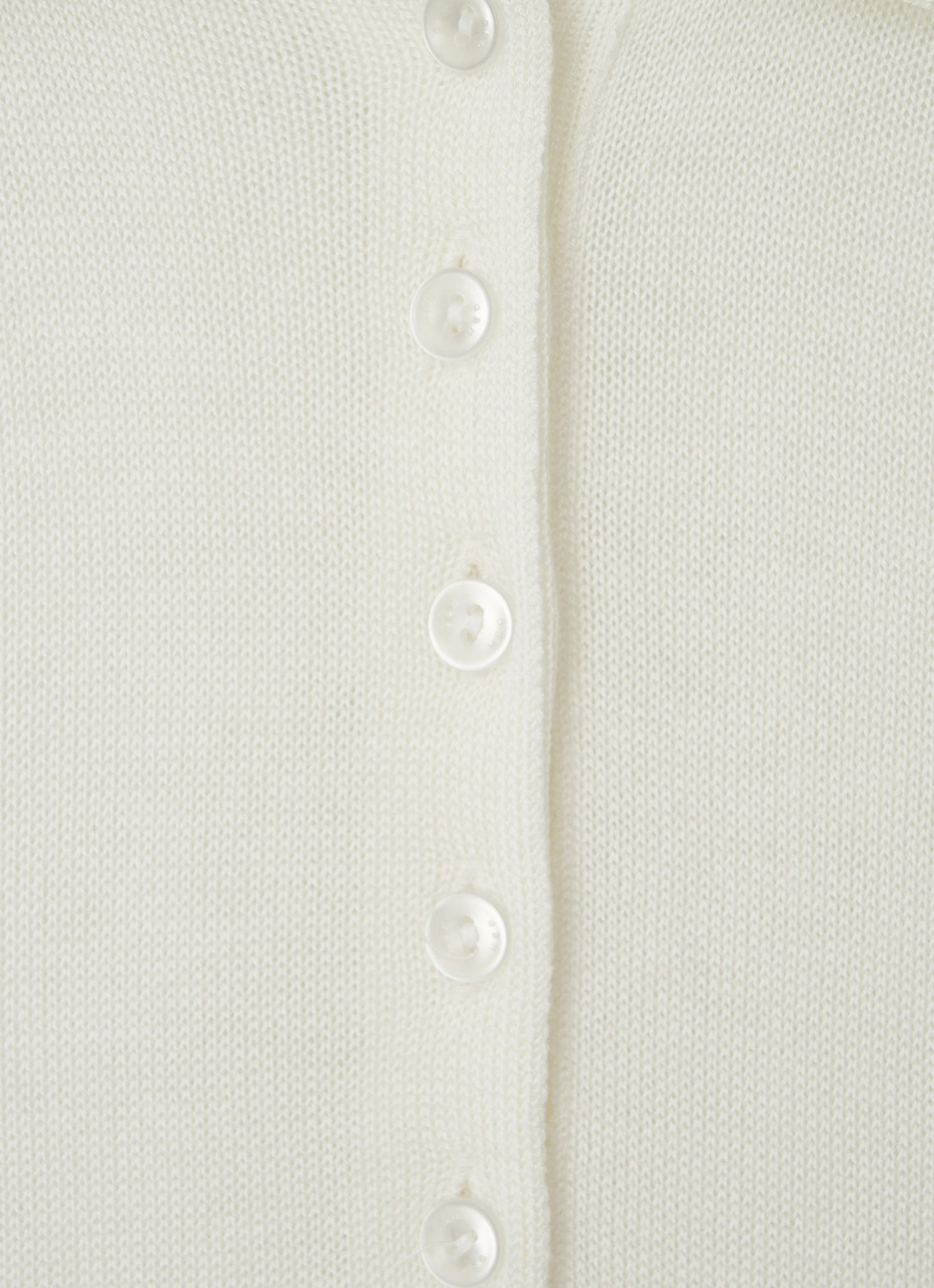 WOOL SILK POLO KNIT