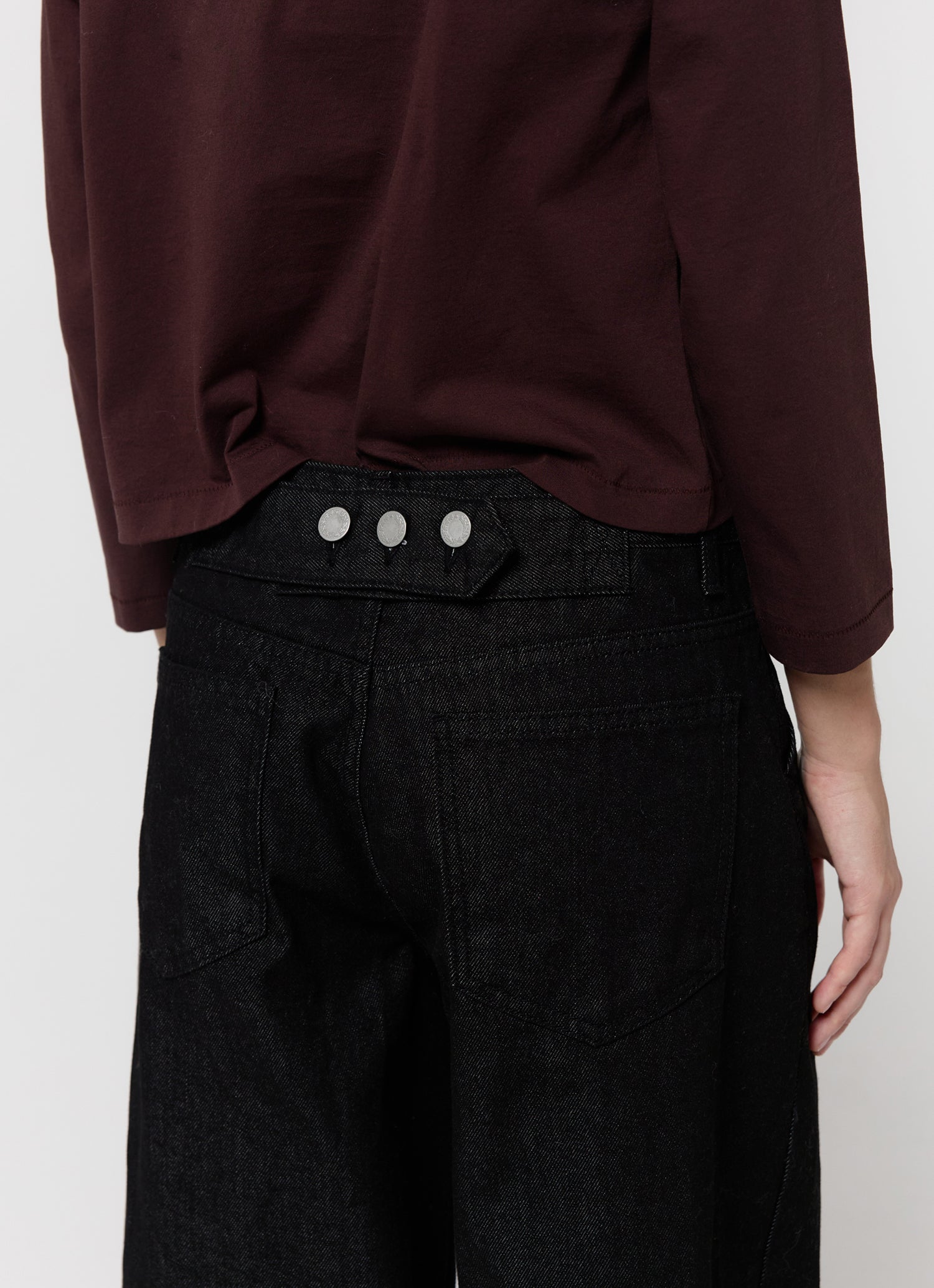 WIDE CINCH-BACK JEAN