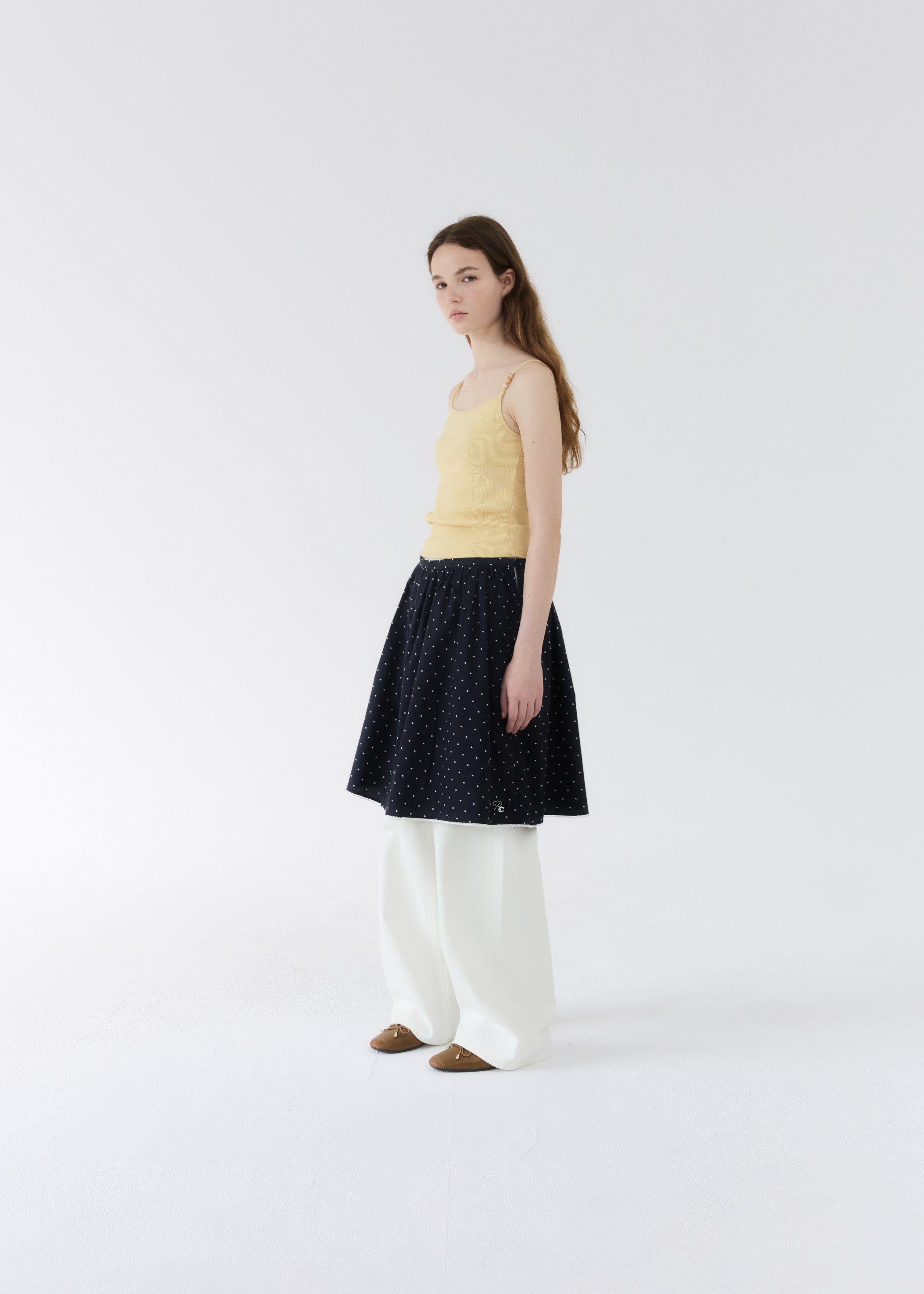 COTTON POLINE SKIRT