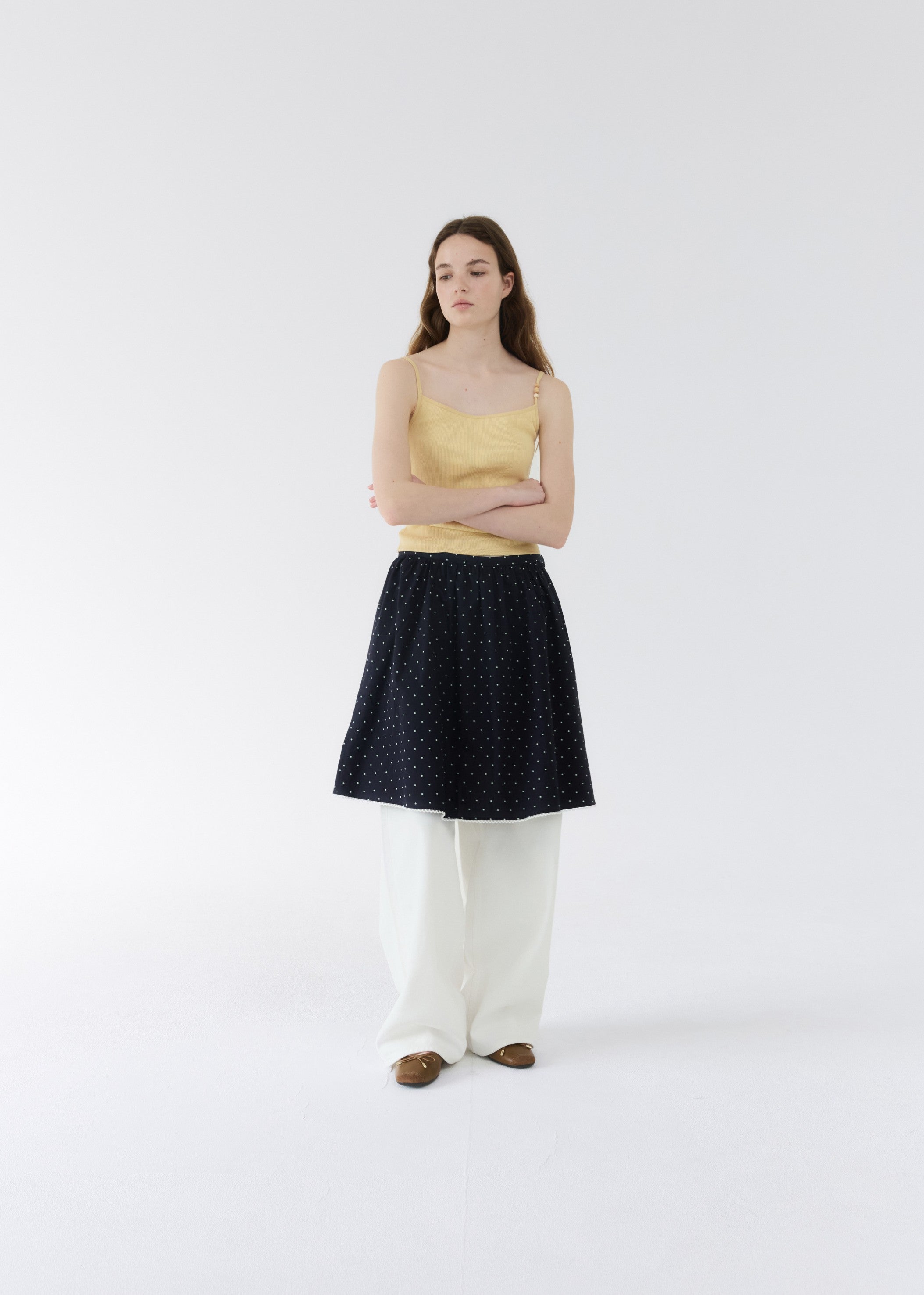 COTTON POLINE SKIRT
