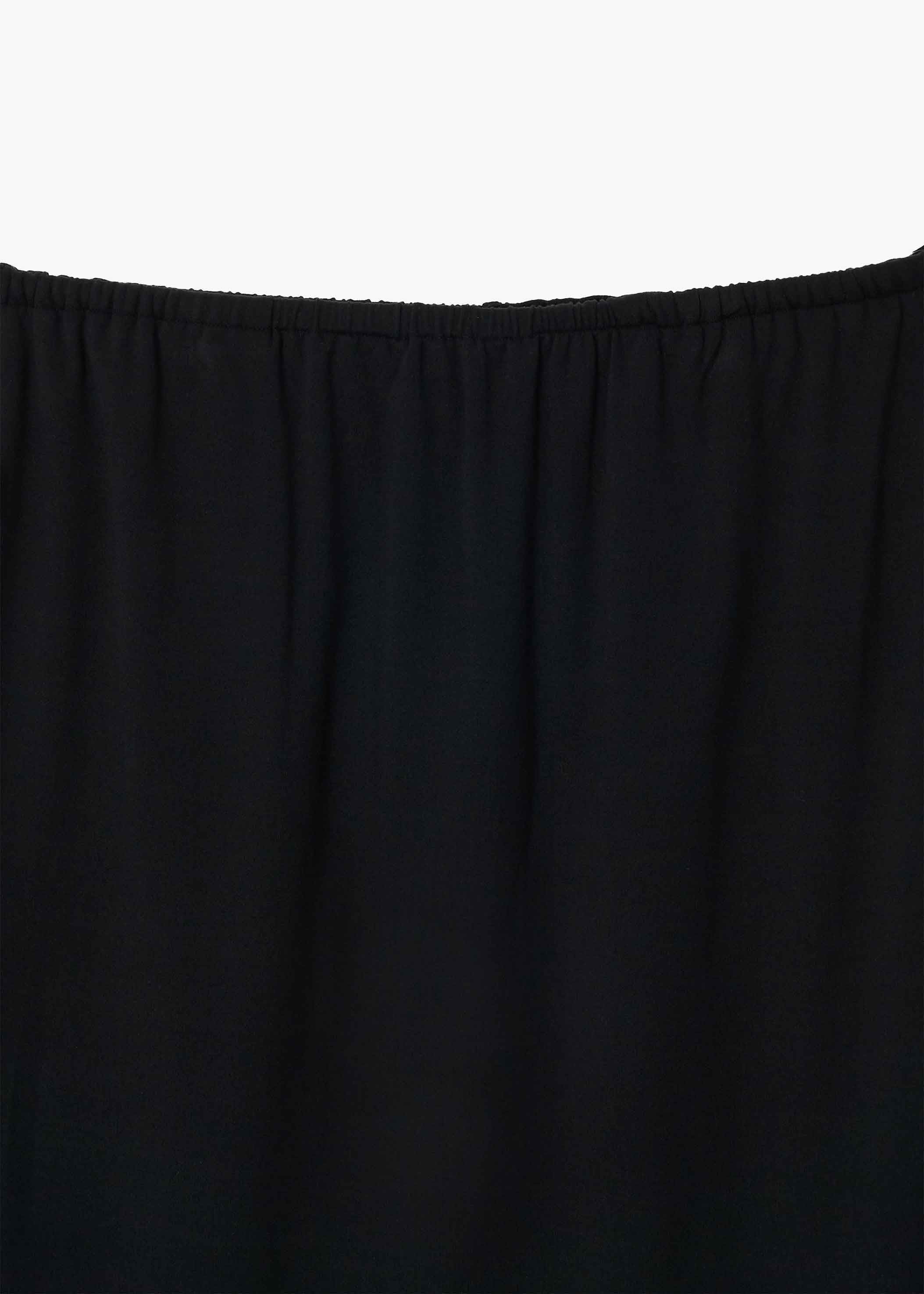 DRAW MAXI SKIRT