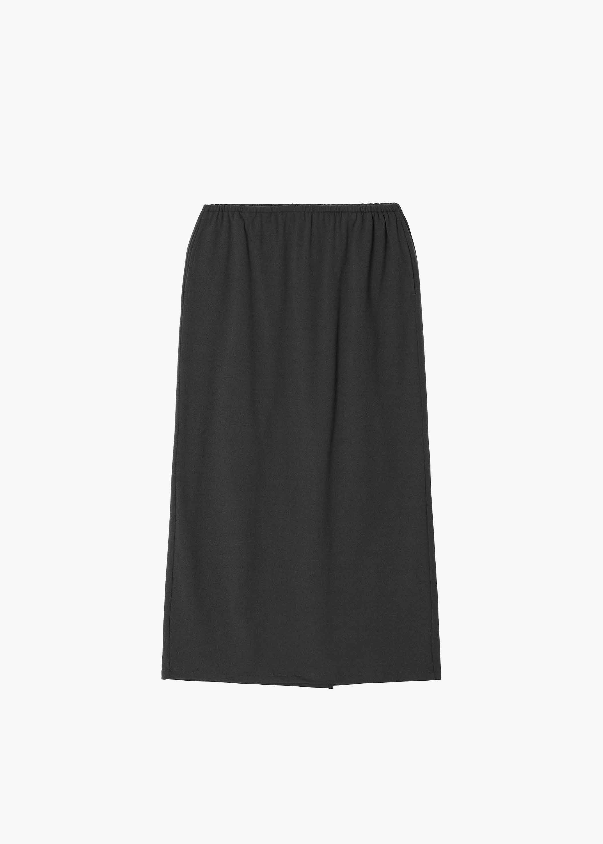 DRAW MAXI SKIRT