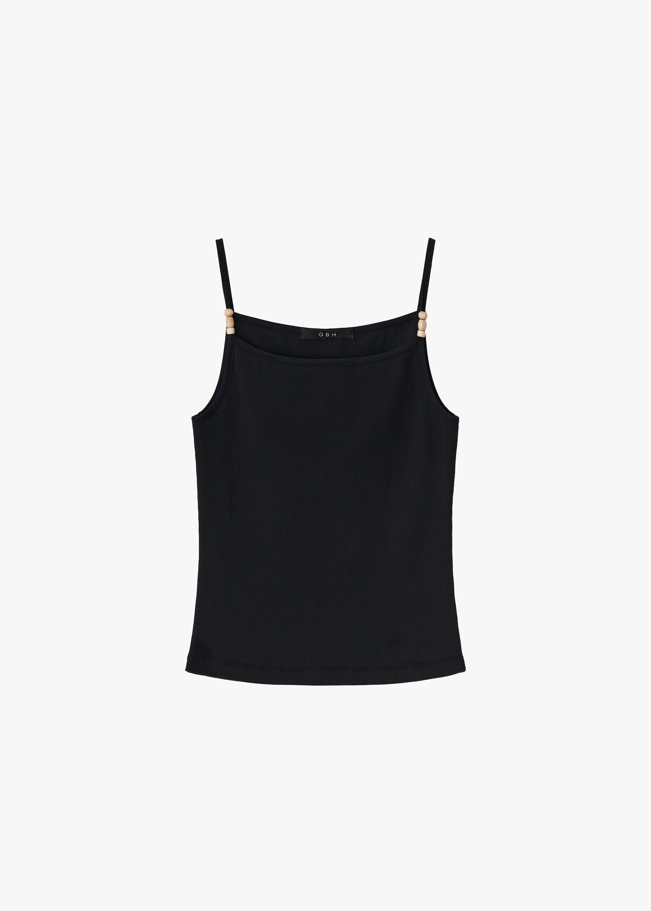 WOOD BEADS SLEEVELESS