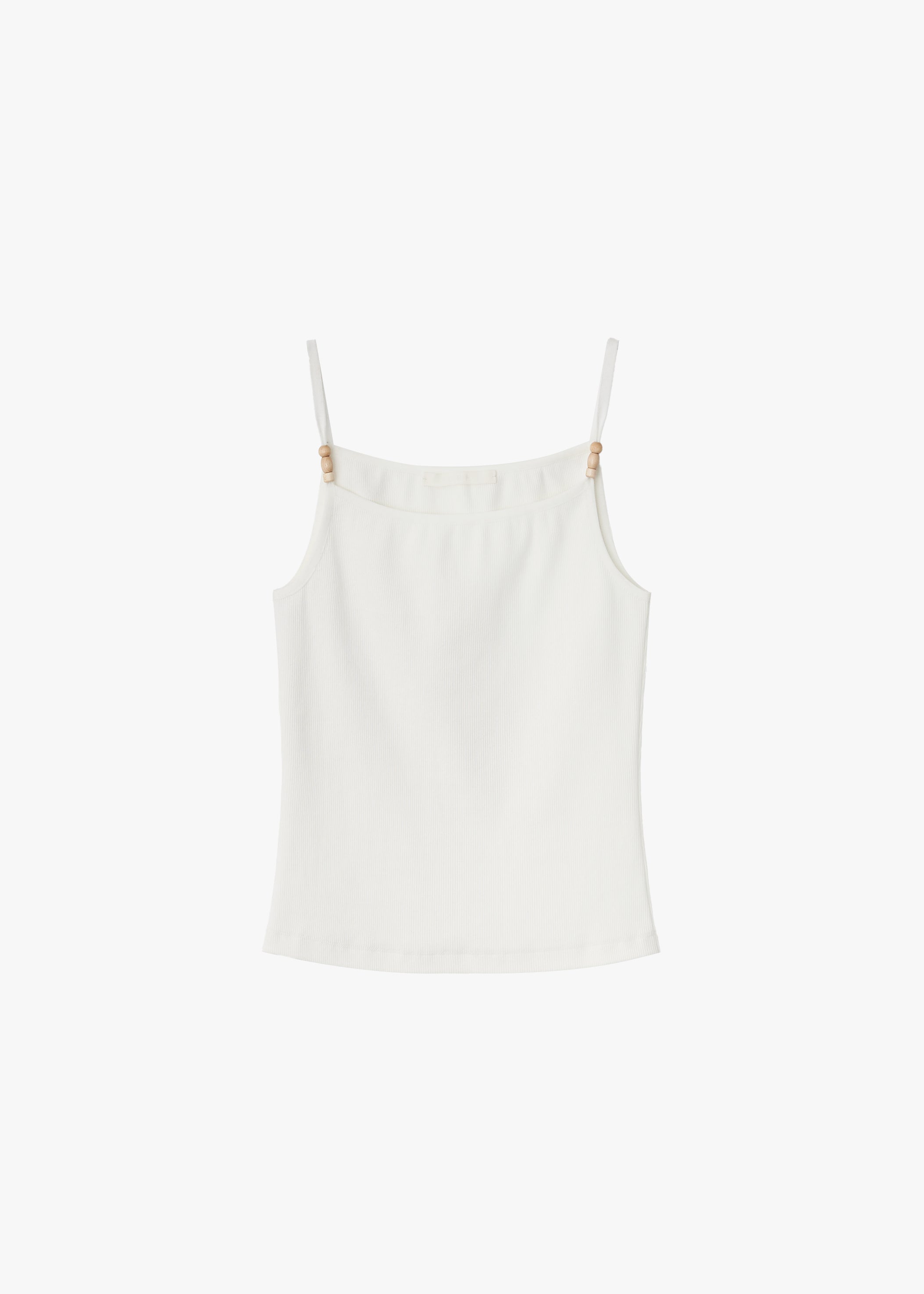 WOOD BEADS SLEEVELESS
