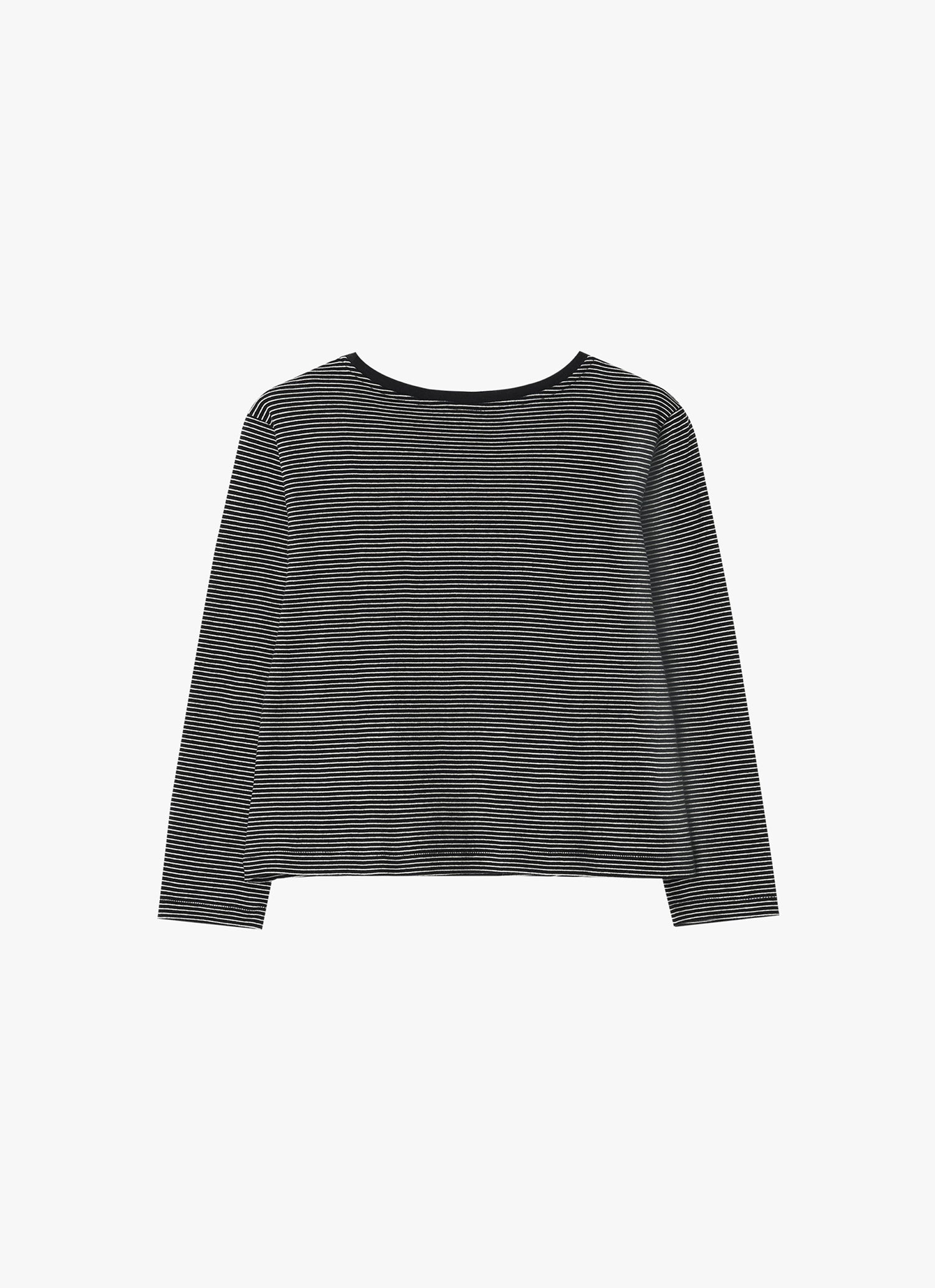 MID SLEEVE STRIPE TOP
