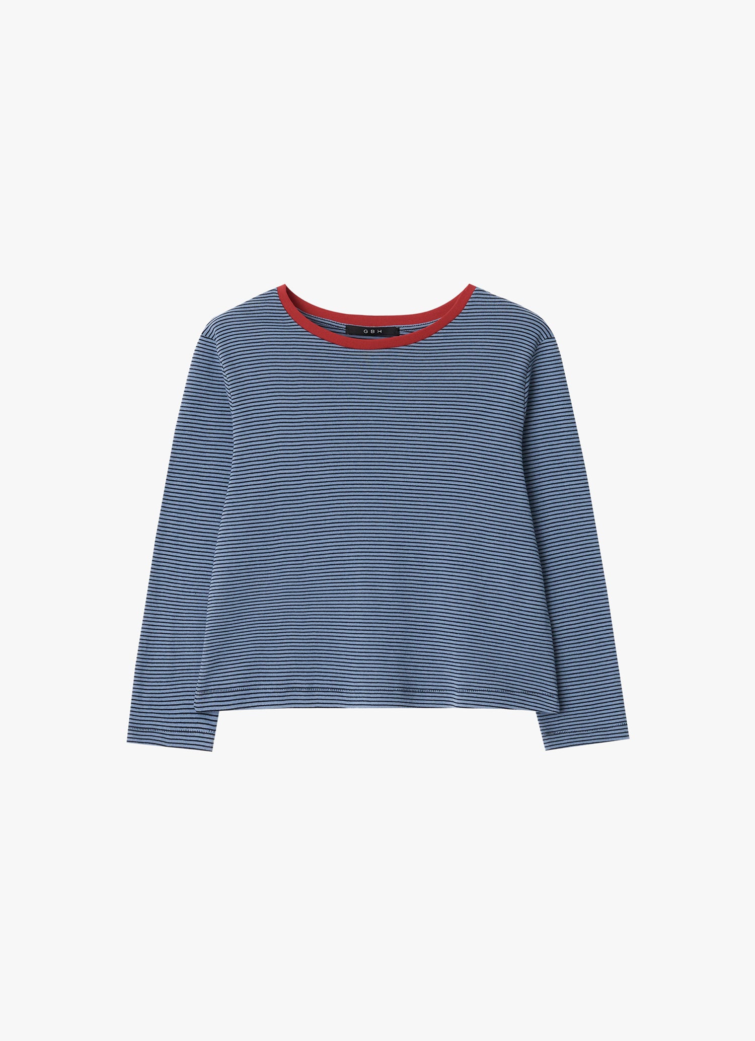 MID SLEEVE STRIPE TOP
