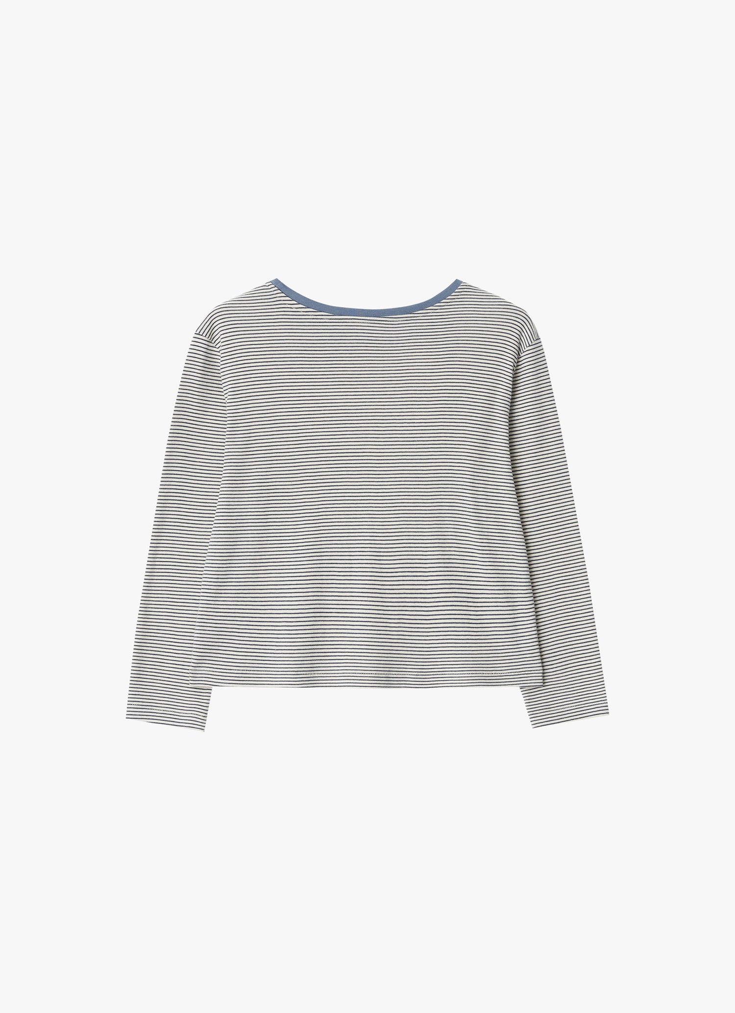 MID SLEEVE STRIPE TOP