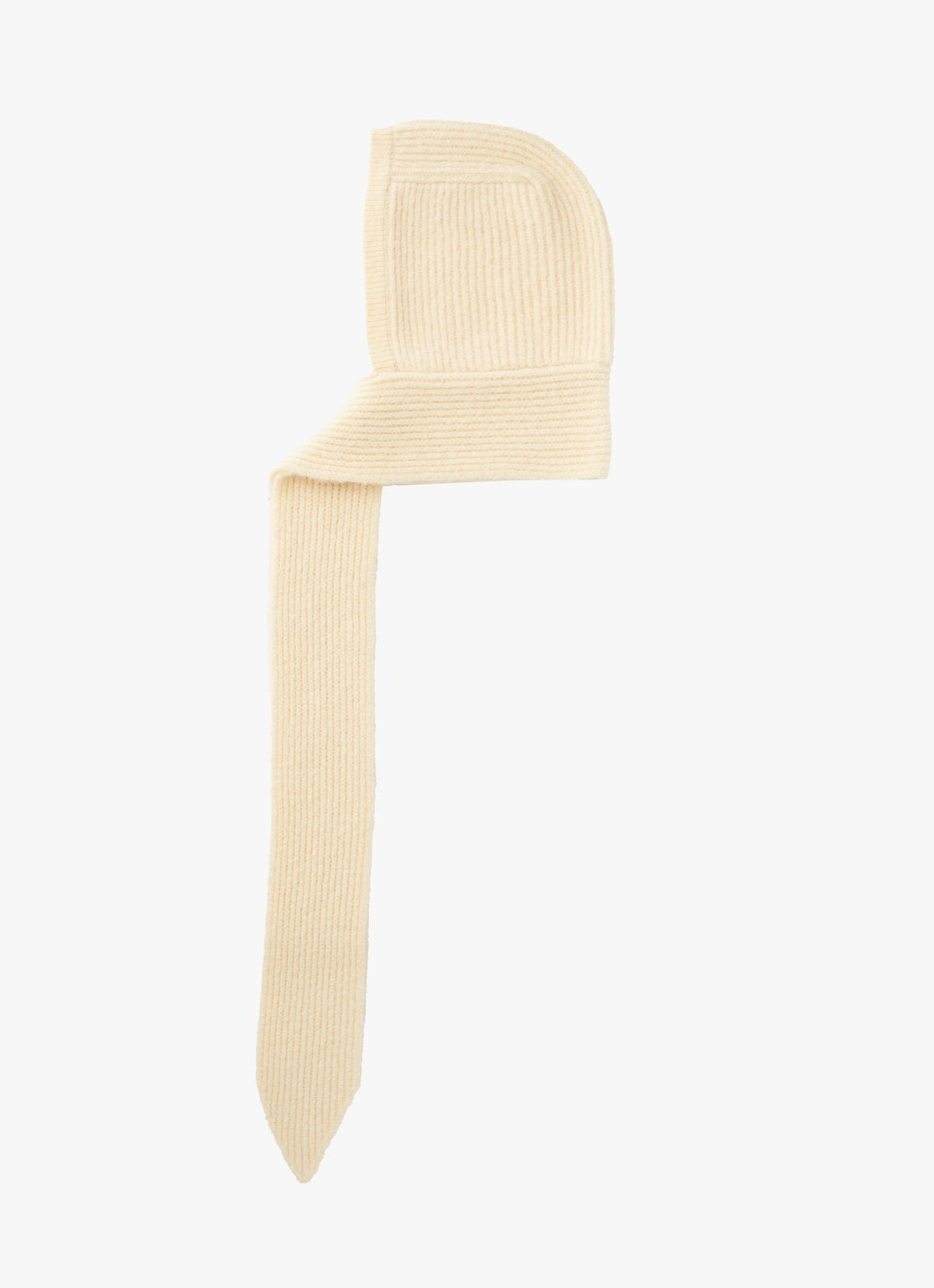 26FW WOOL ALPACA HOOD SCARF
