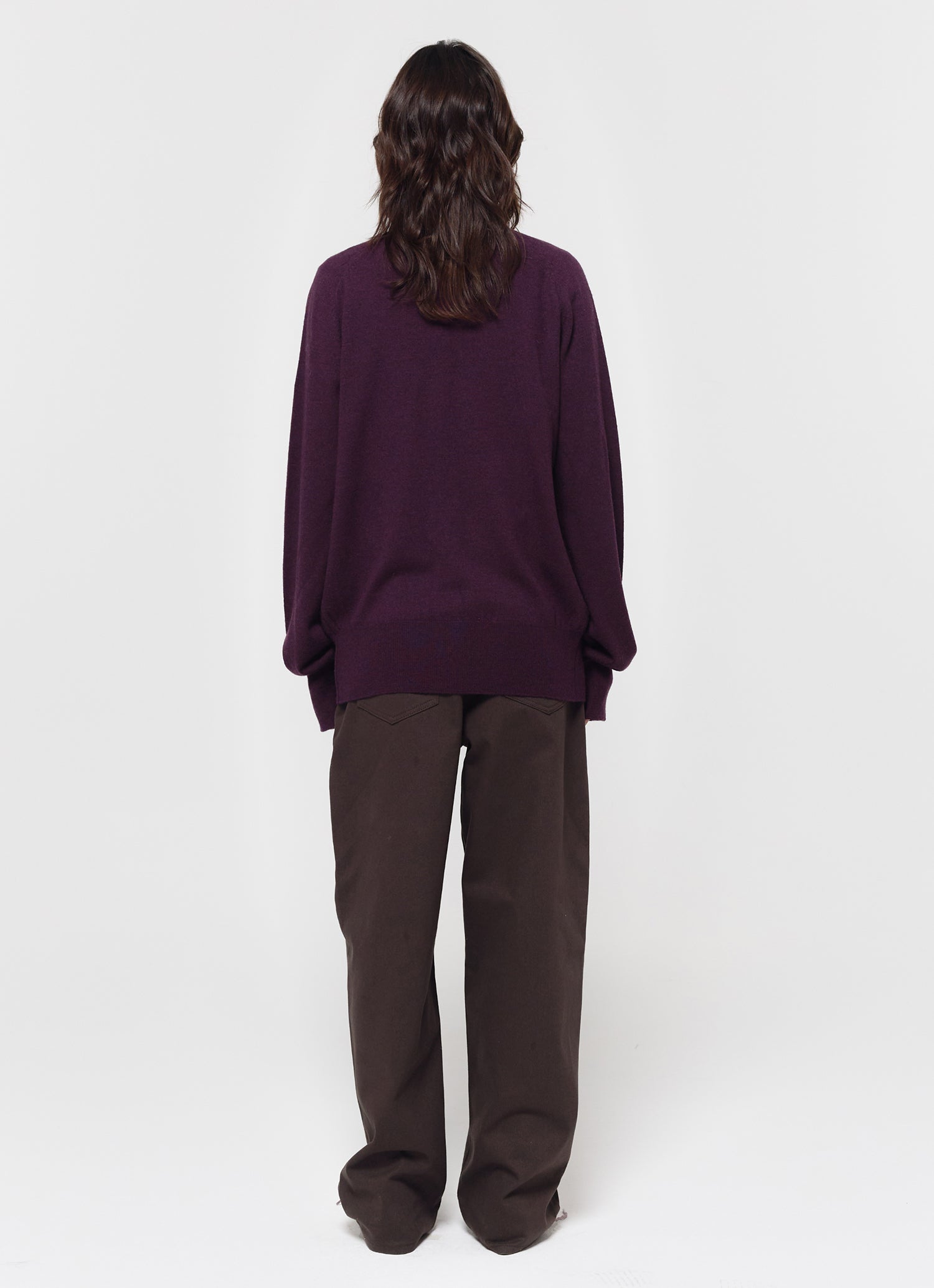 MERINO WOOL LOOSE CARDIGAN