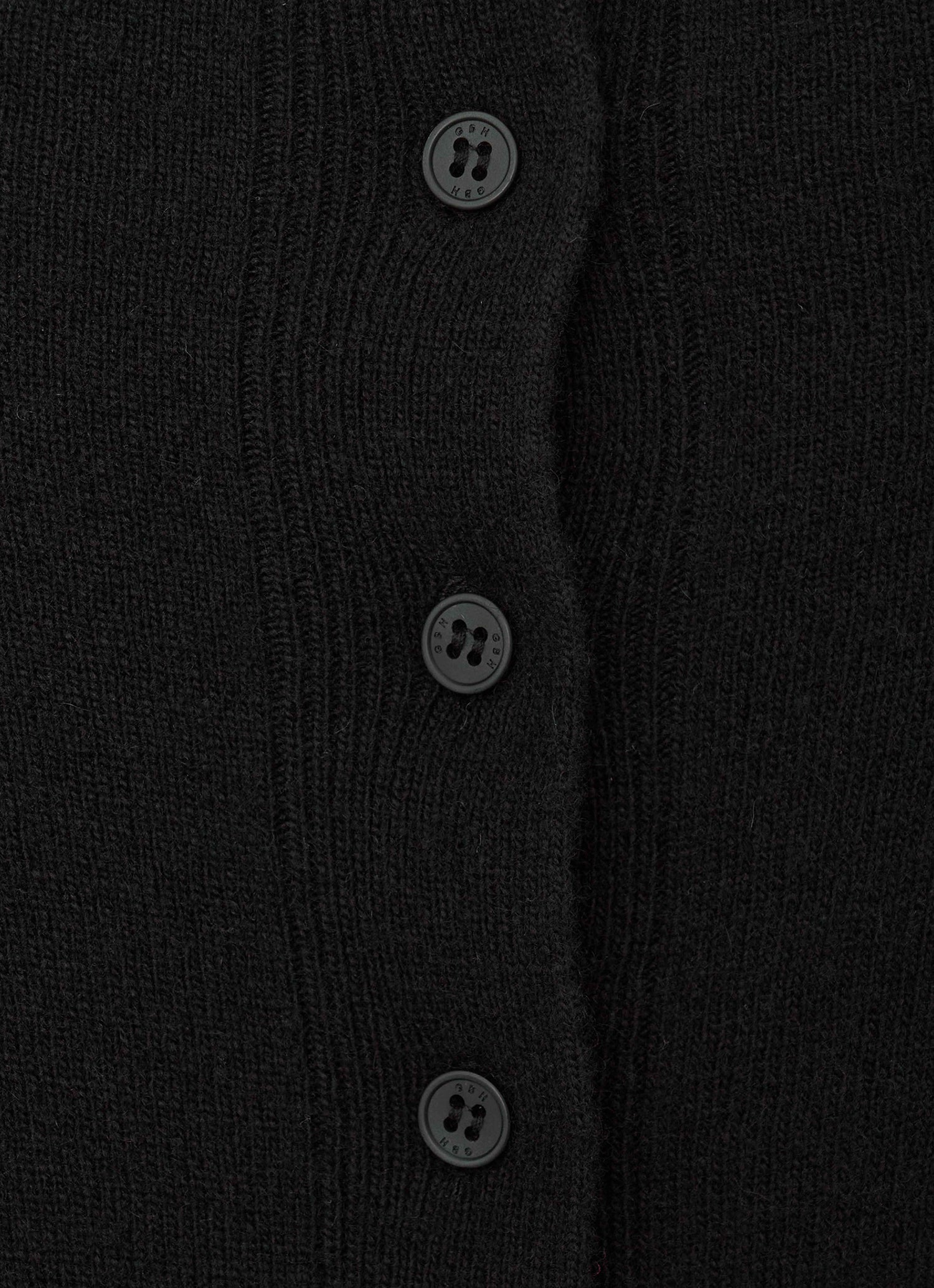 WOOL BLEND HIGH-NECK CARDIGAN