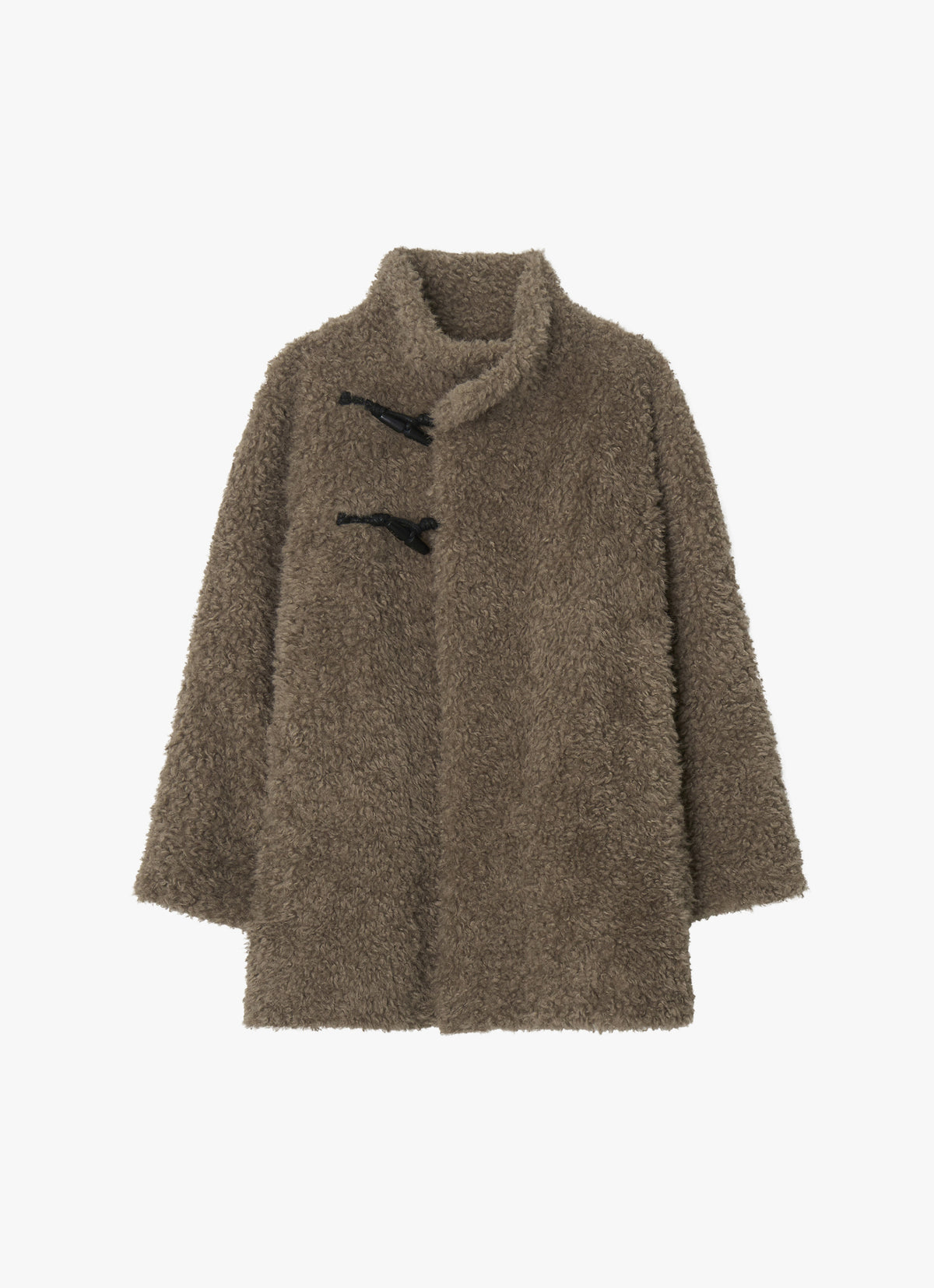 26FW HIGH-NECK TOGGLE FUR COAT