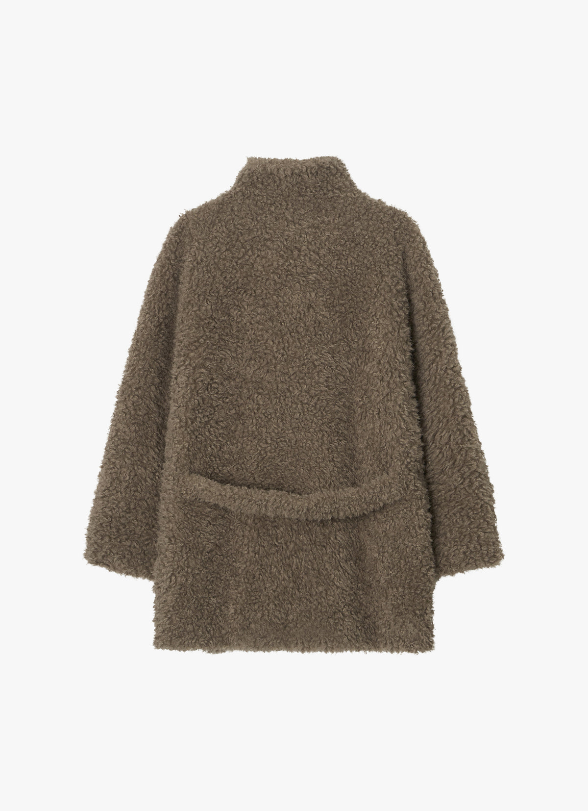26FW HIGH-NECK TOGGLE FUR COAT