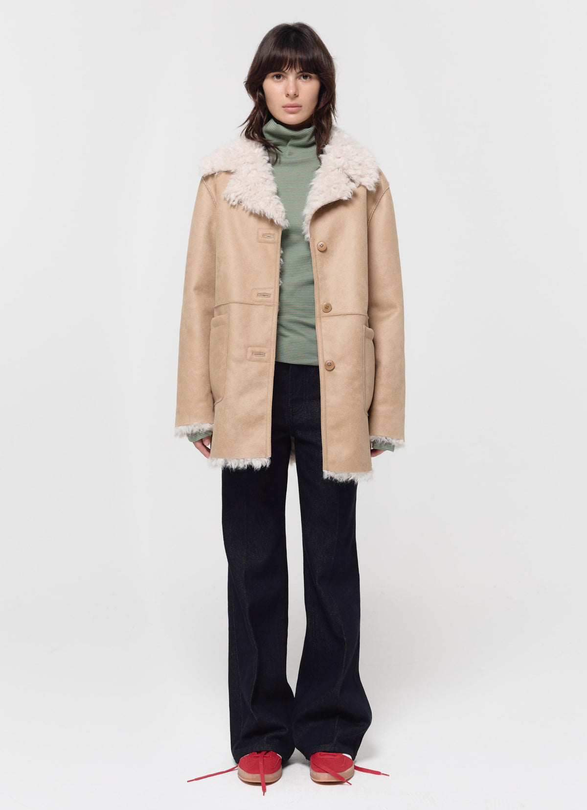 26FW REVERSIBLE SHEARLING JACKET
