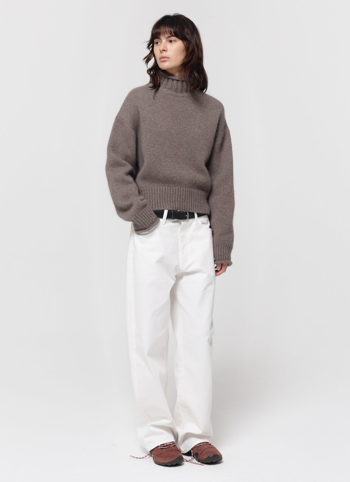26FW FOX CASHMERE ROLL TURTLENECK