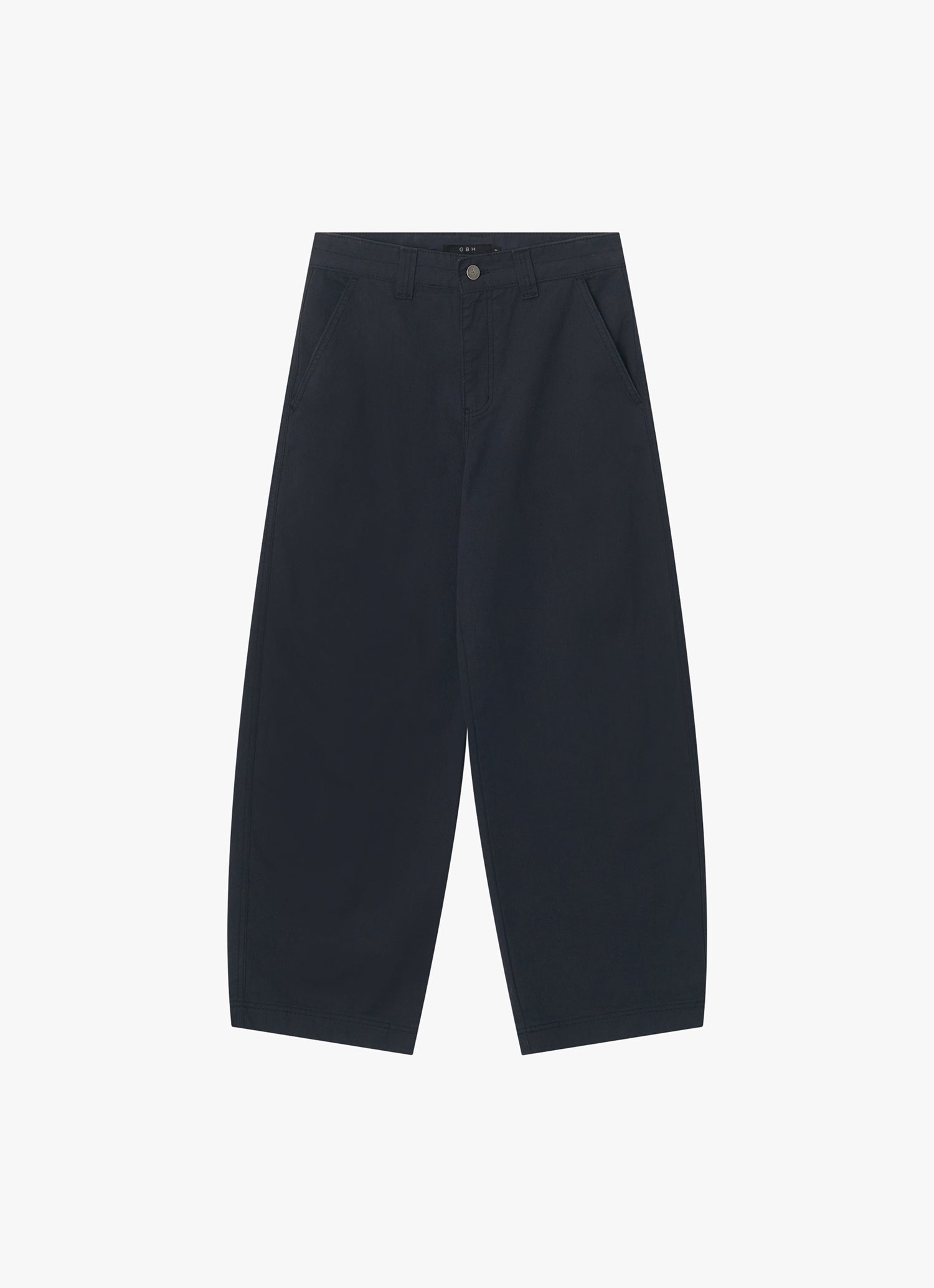 CURVED COTTON PANTS