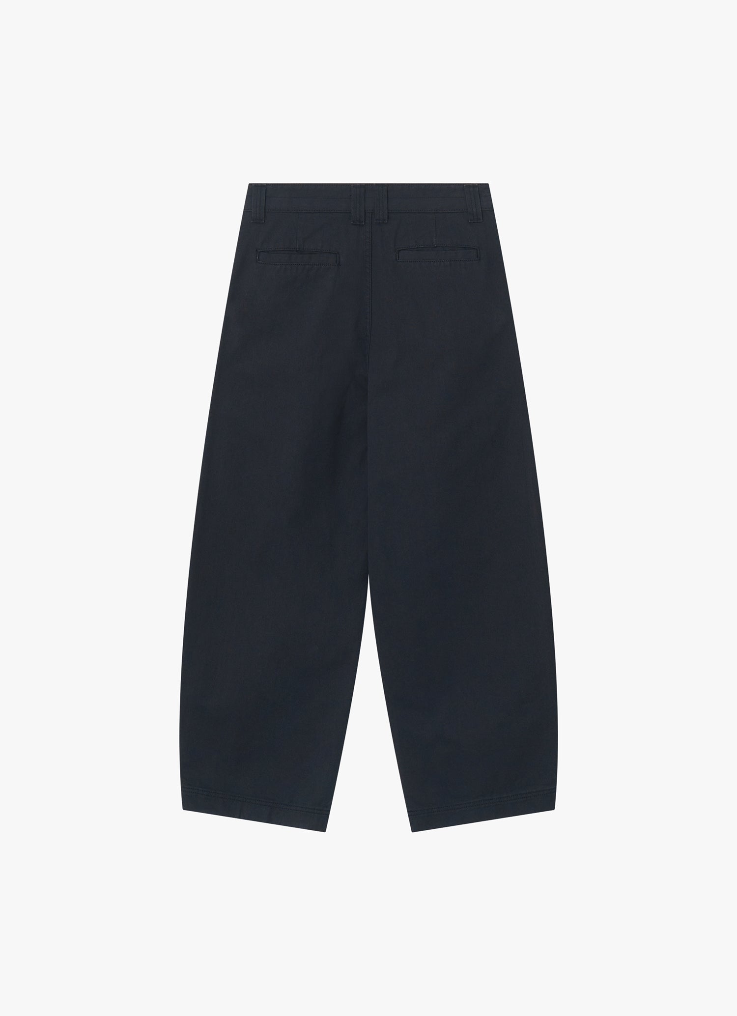CURVED COTTON PANTS