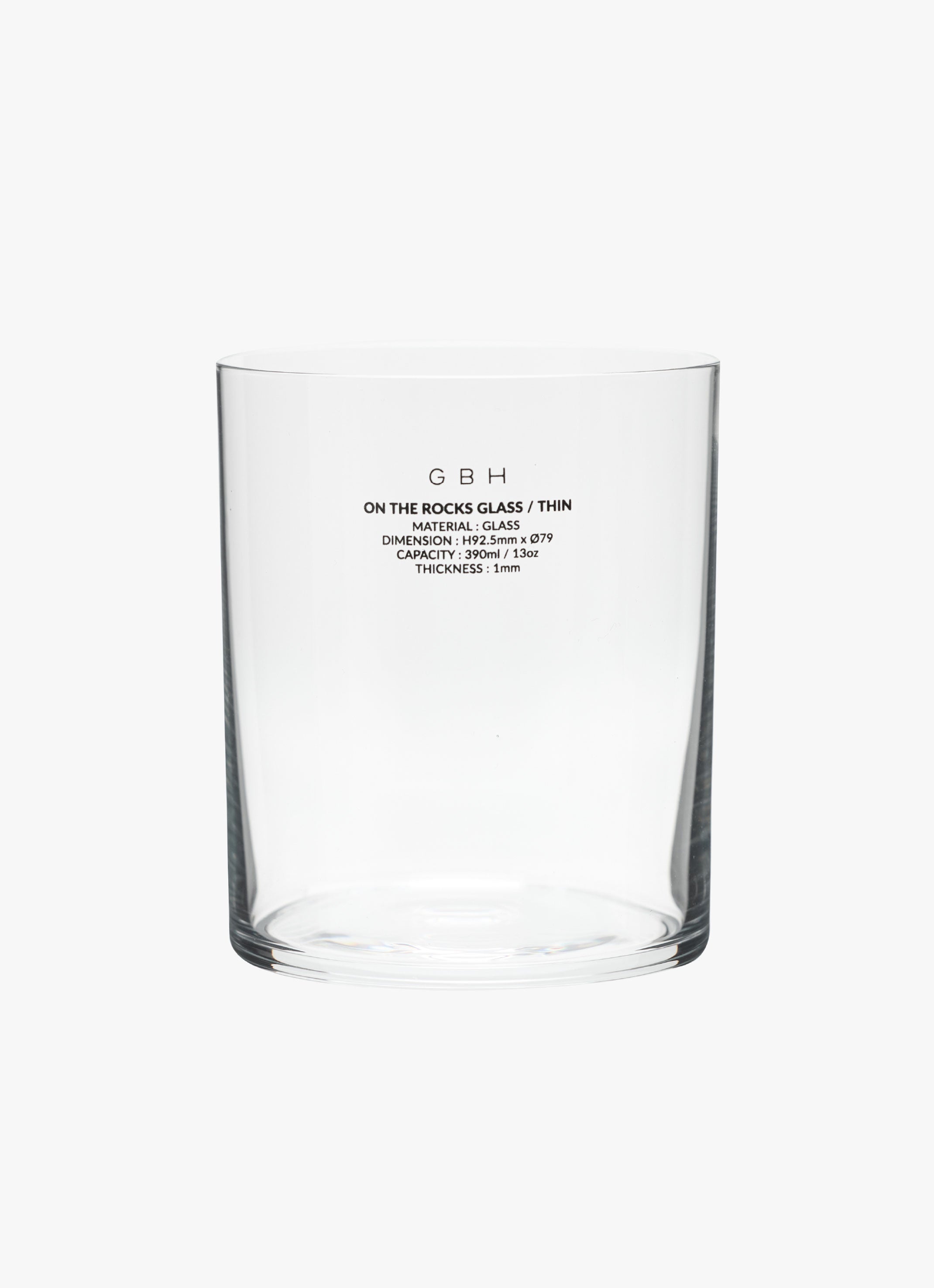 ON THE ROCKS GLASS / THIN
