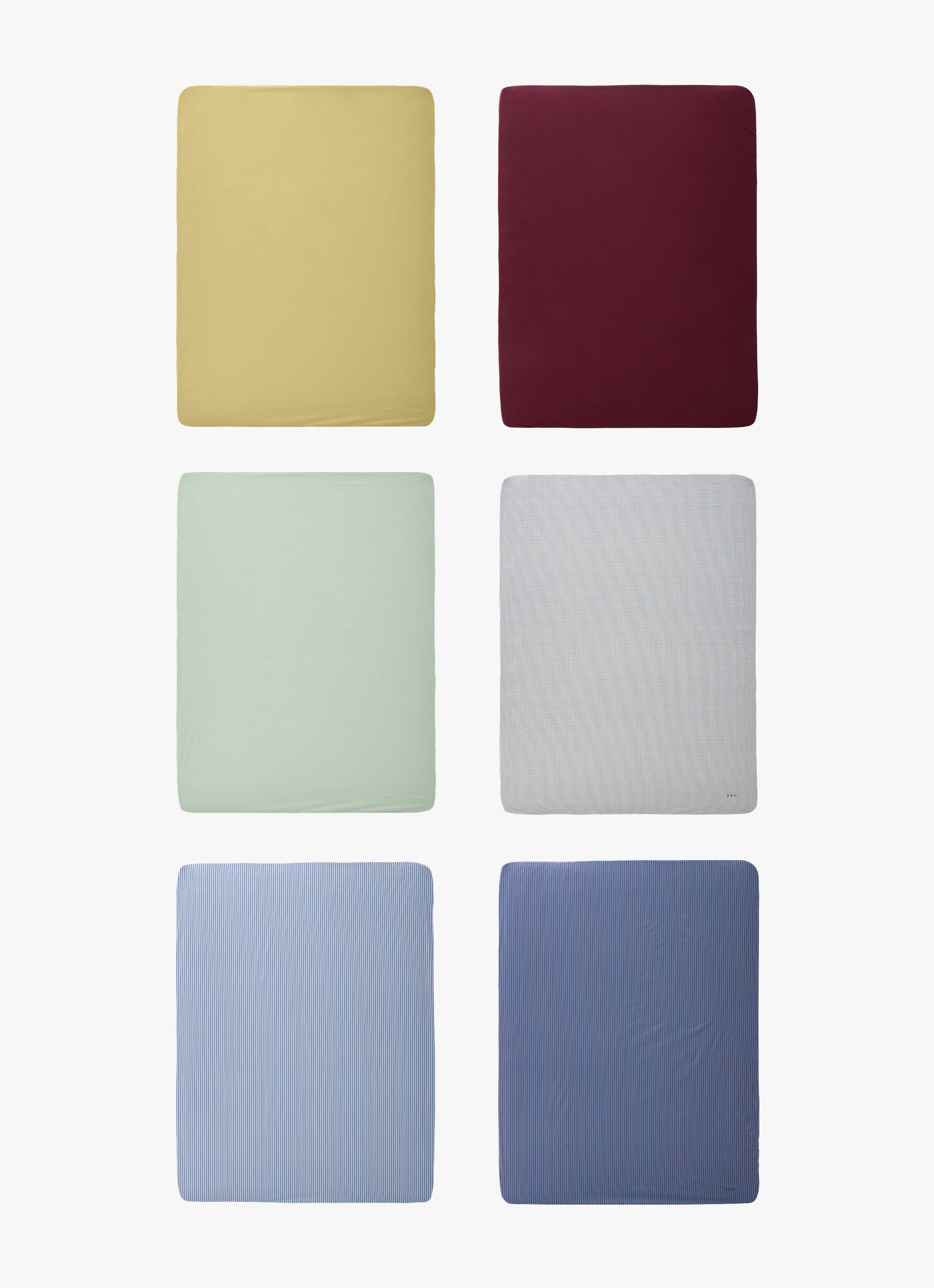 FITTED SHEET / 9 COLORS / 2 SIZES