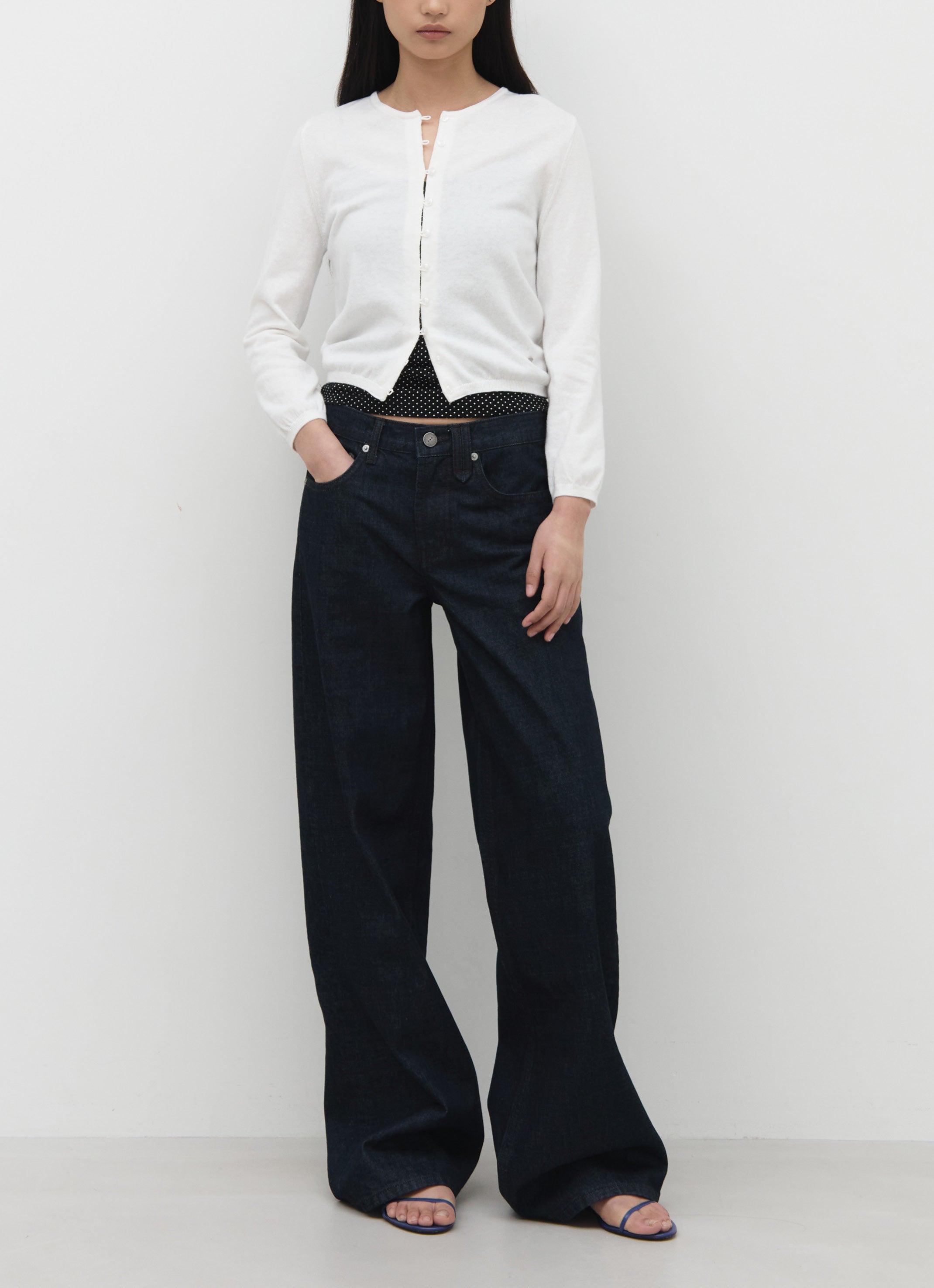 WIDE STRAIGHT FIT JEANS