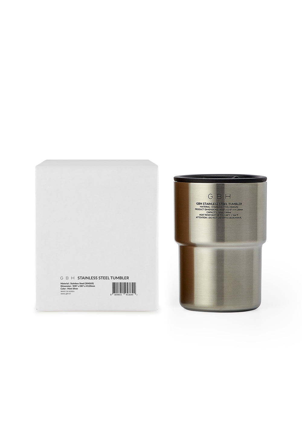 STAINLESS STEEL TUMBLER & POUCH
