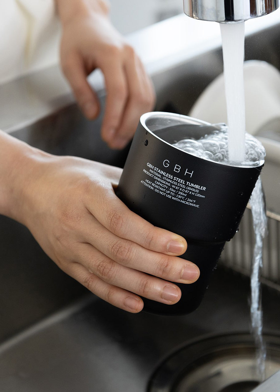 STAINLESS STEEL TUMBLER & POUCH