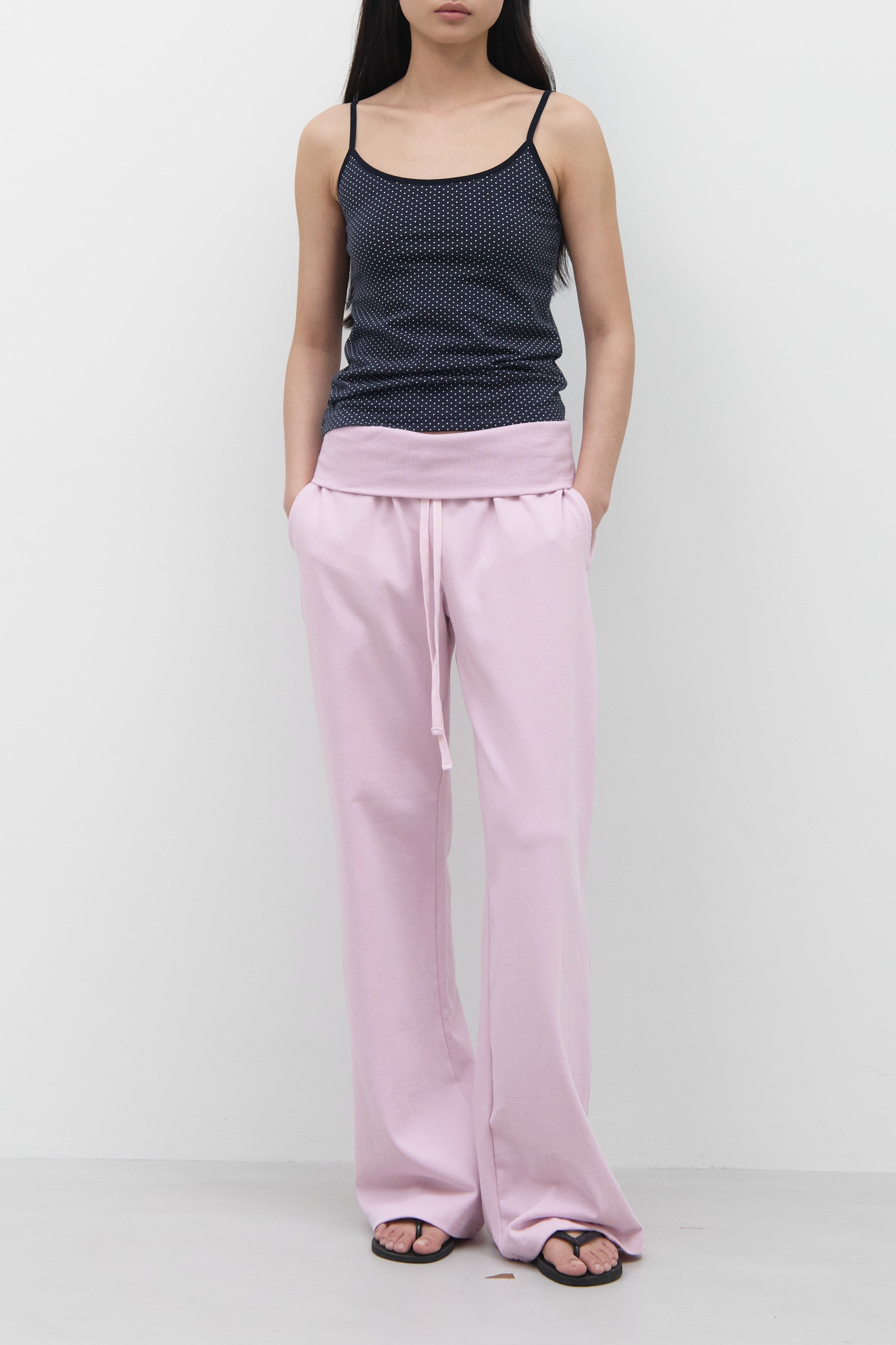 FOLD OVER LONG PANTS