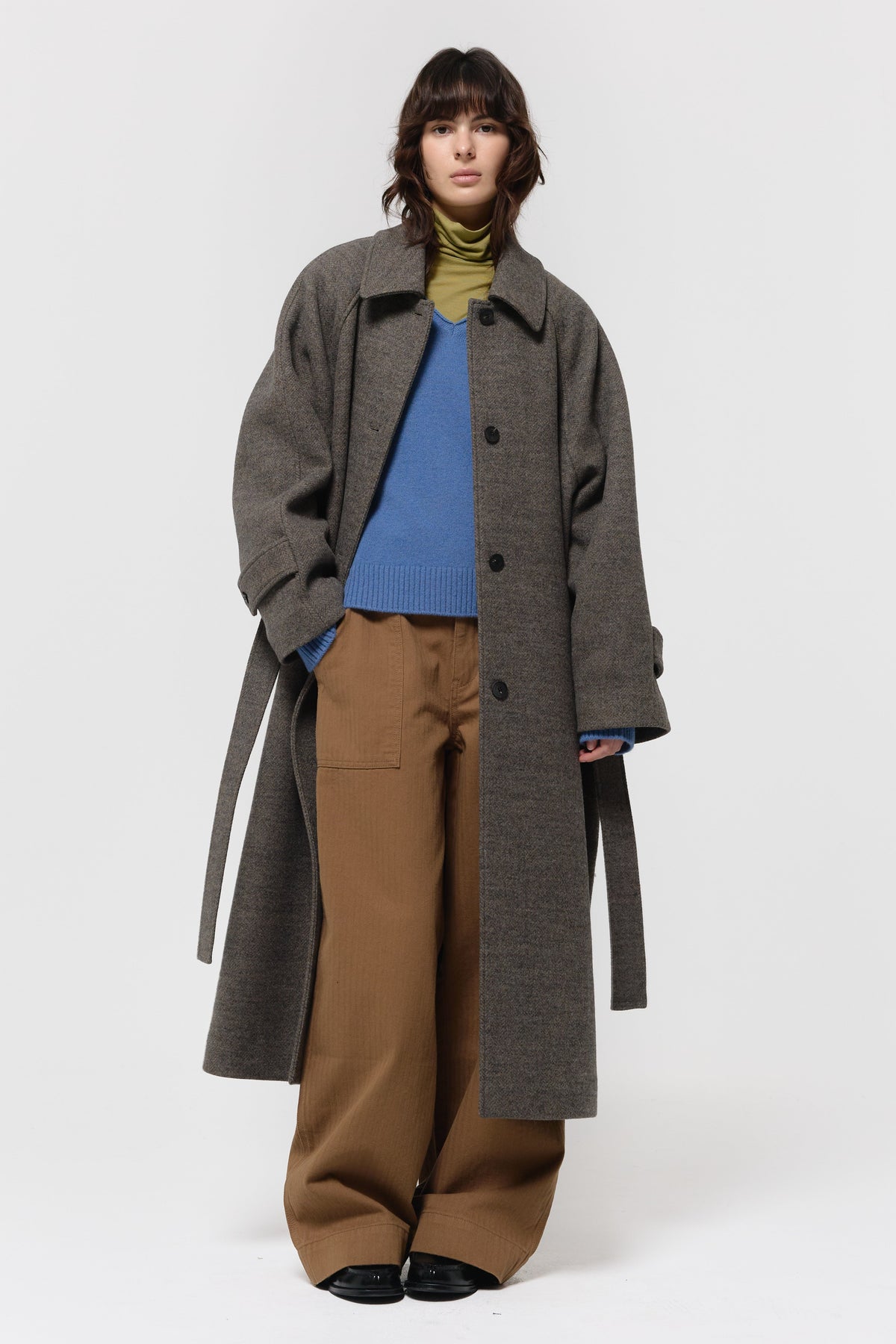 26FW BELTED BALMACAN COAT