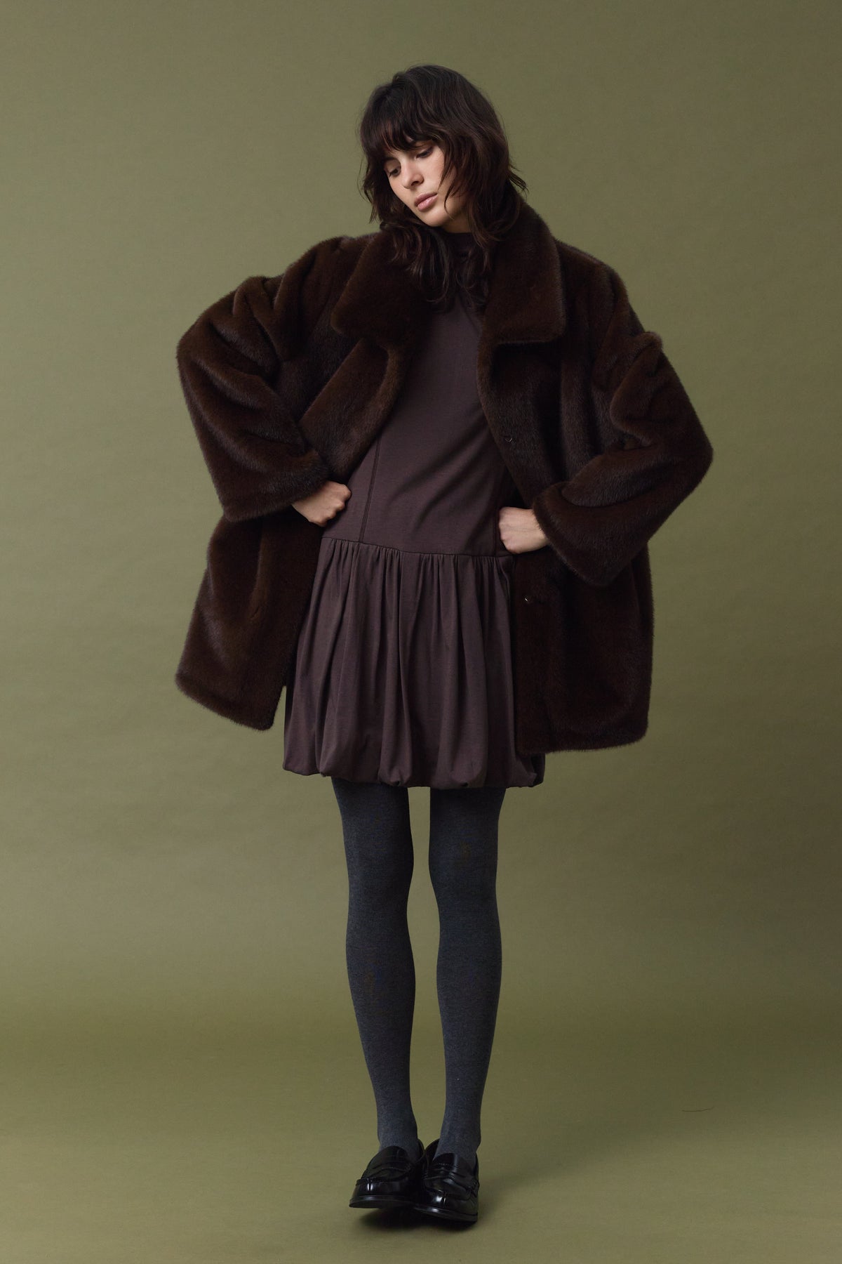 26FW CARRY FUR COAT