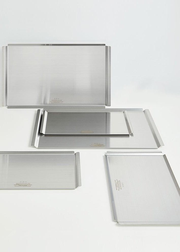 装飾的金属トレー STAINLESS STEEL TRAY