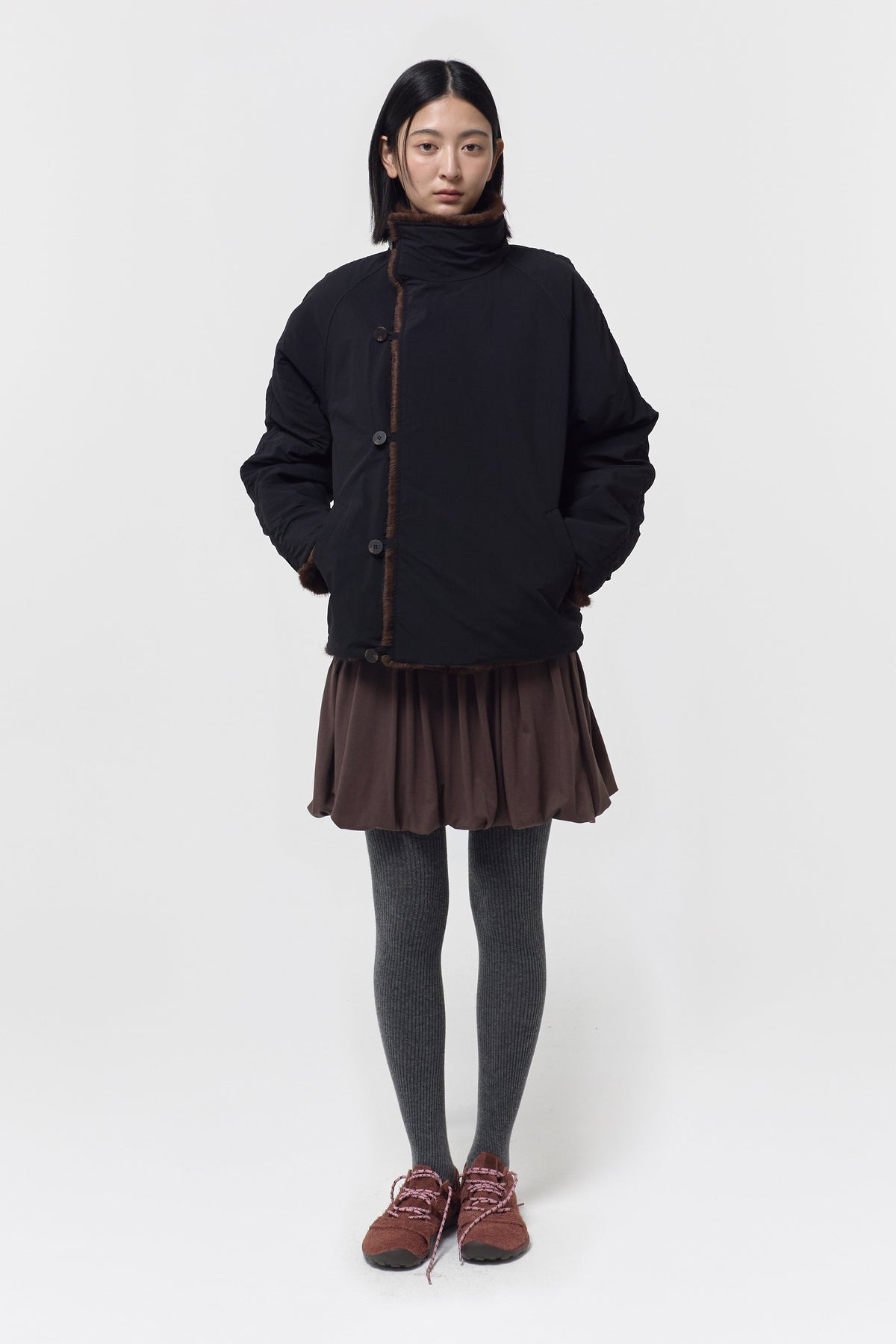 26FW REVERSIBLE FUR JUMPER