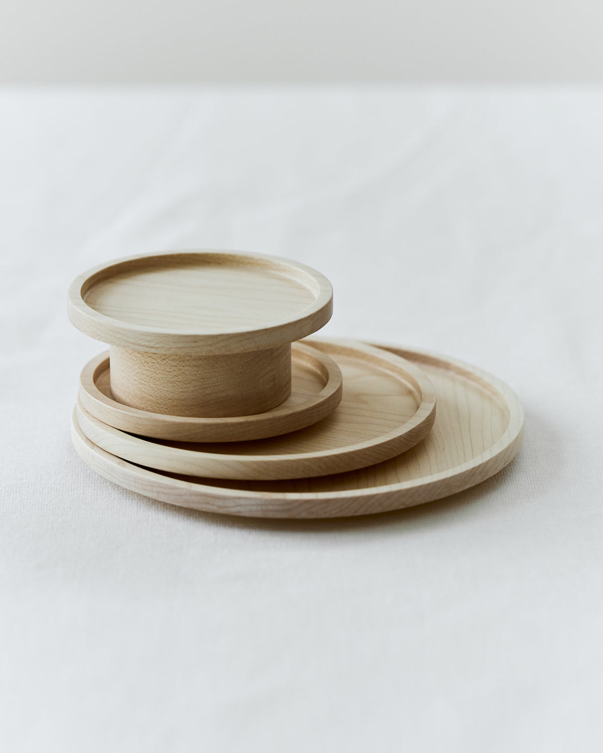 WOOD PLATE / PEDESTAL