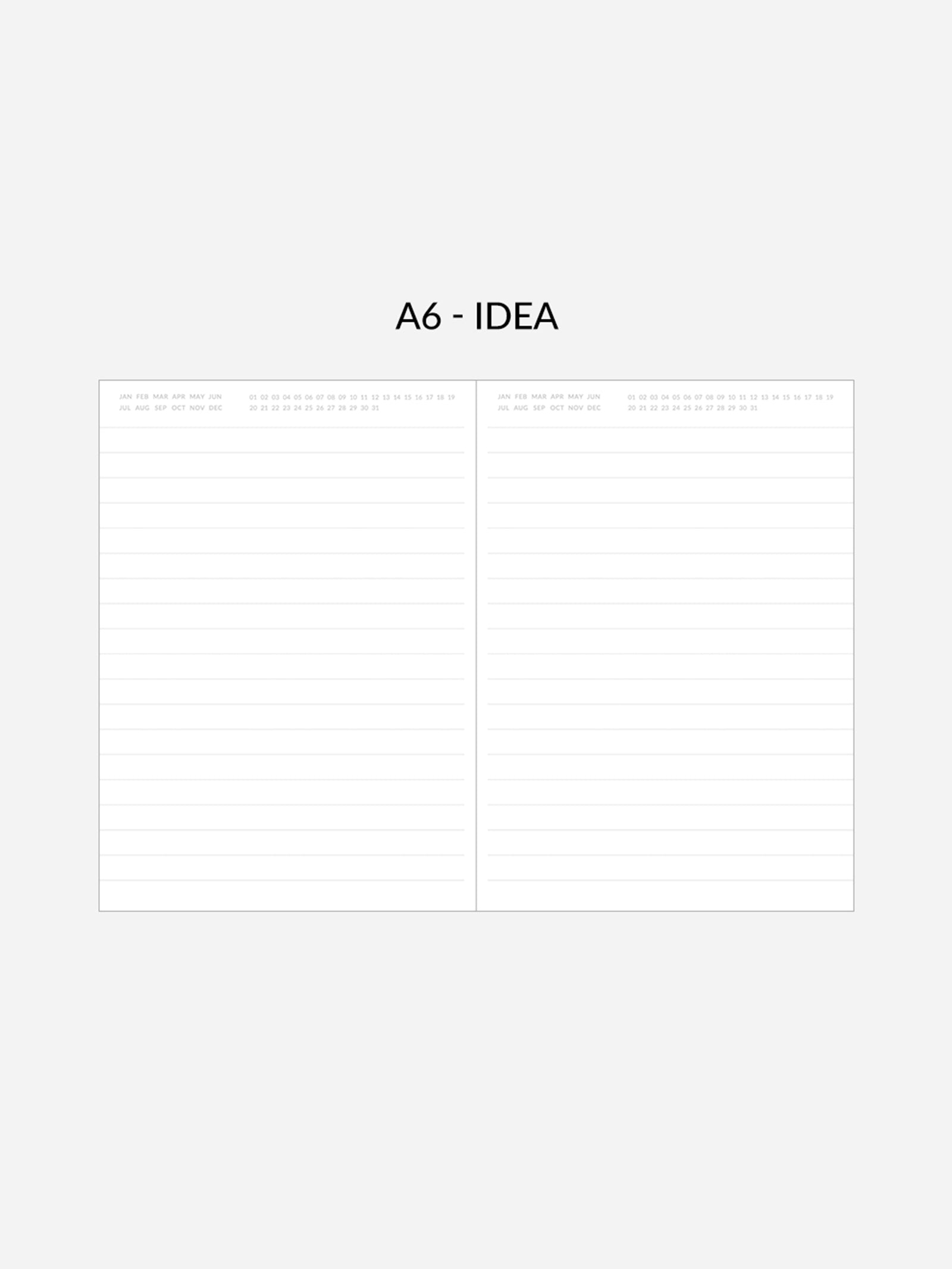 A6 IDEA NOTEBOOK