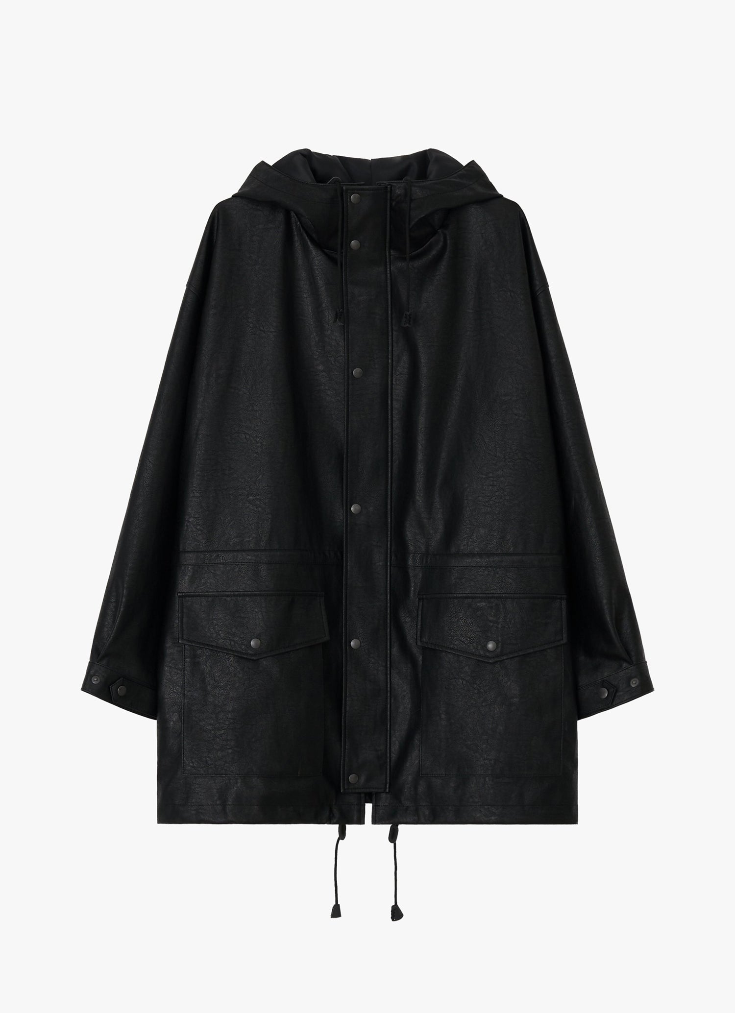 HUNTING FAUX LEATHER JACKET