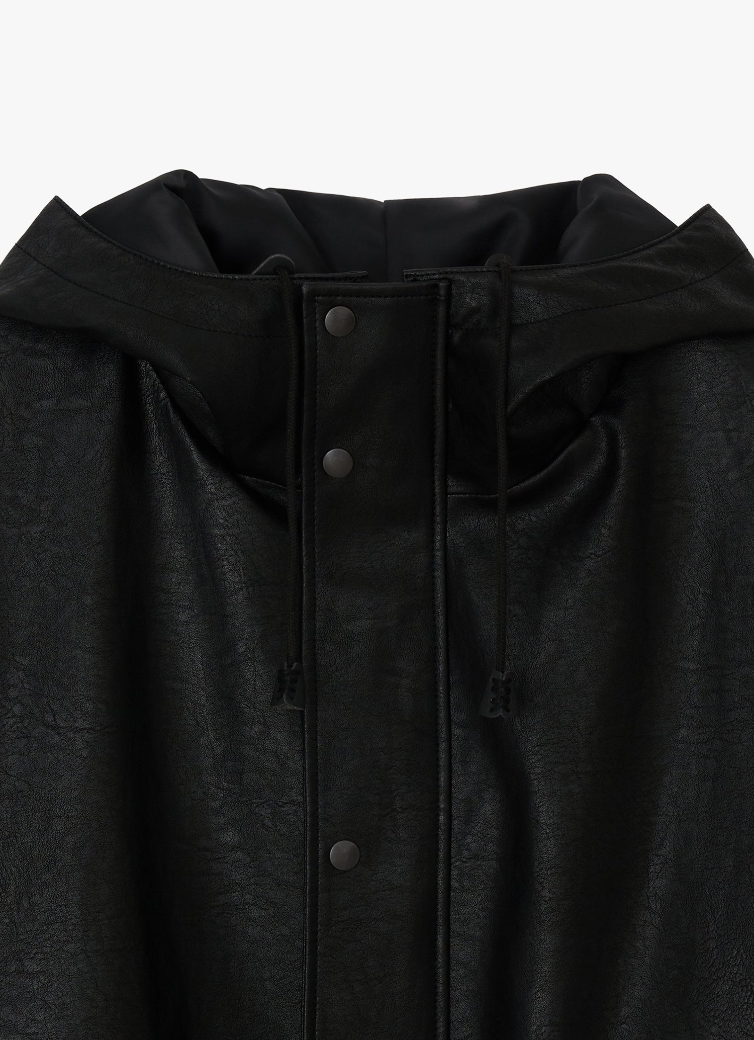 HUNTING FAUX LEATHER JACKET