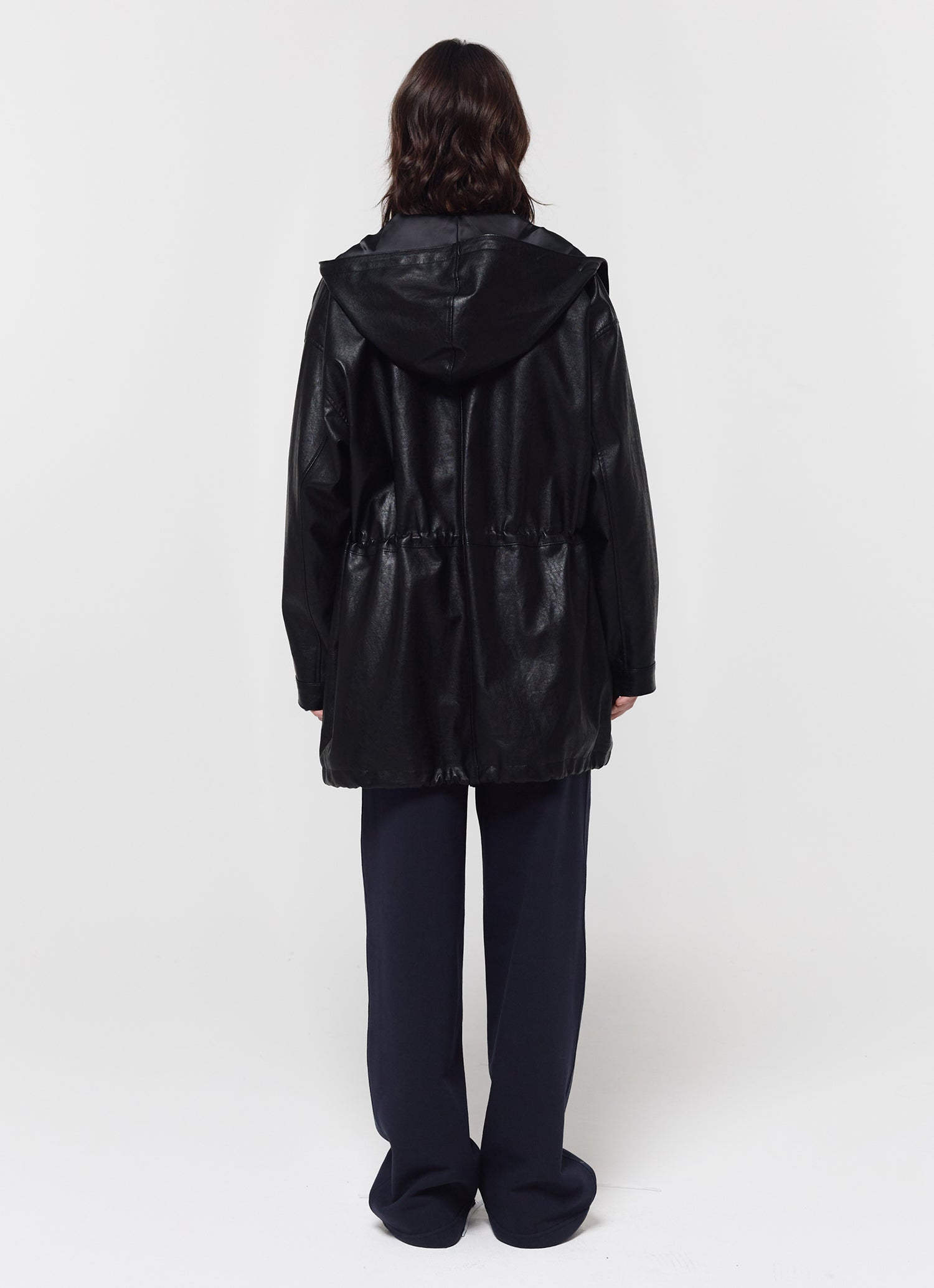 HUNTING FAUX LEATHER JACKET