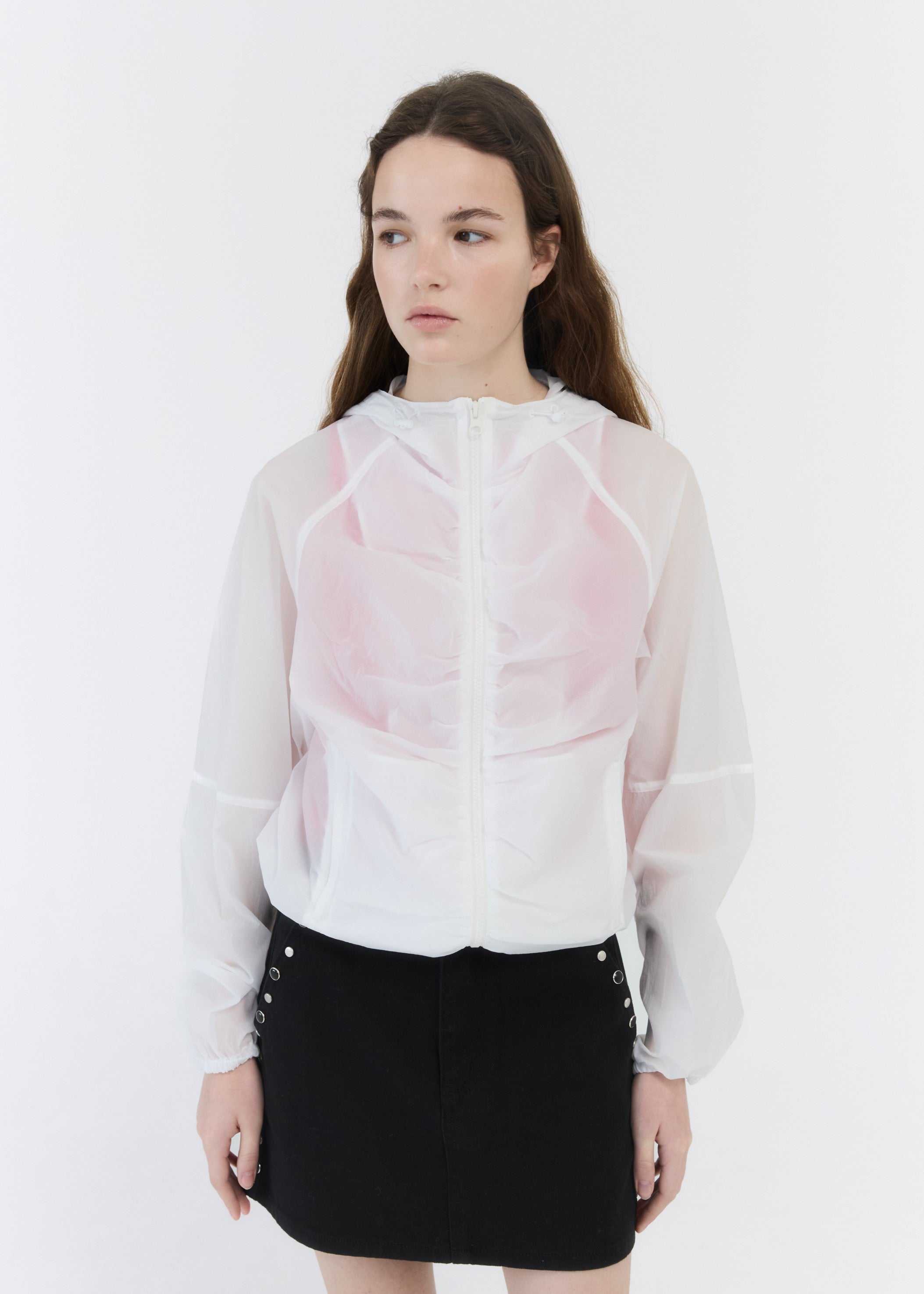 FRONT SHIRRING WINDRUNNER