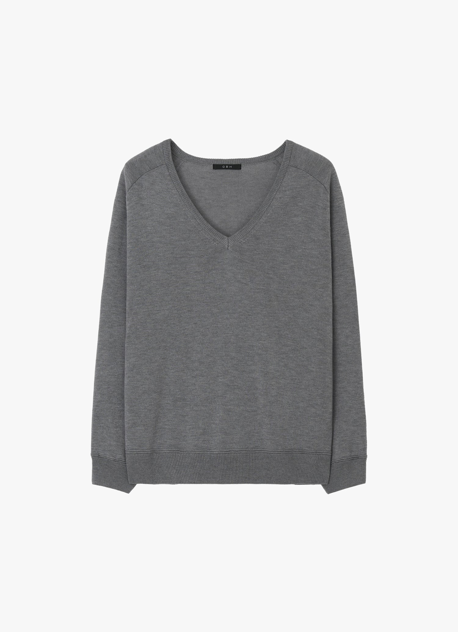 LOOSE V-NECK KNIT