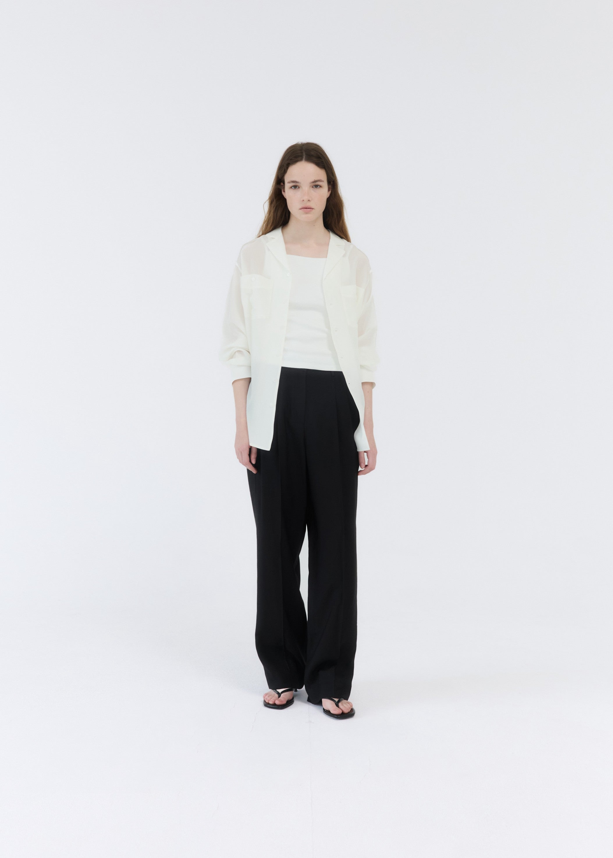 TWO-TUCK WIDE PANTS