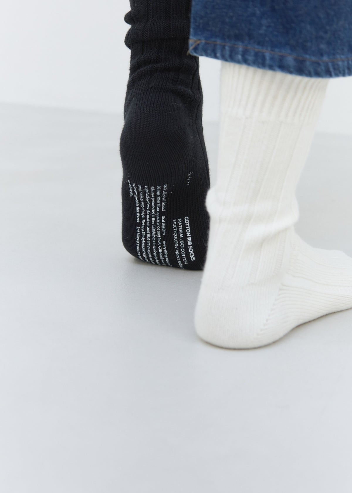26FW COTTON RIB SOCKS